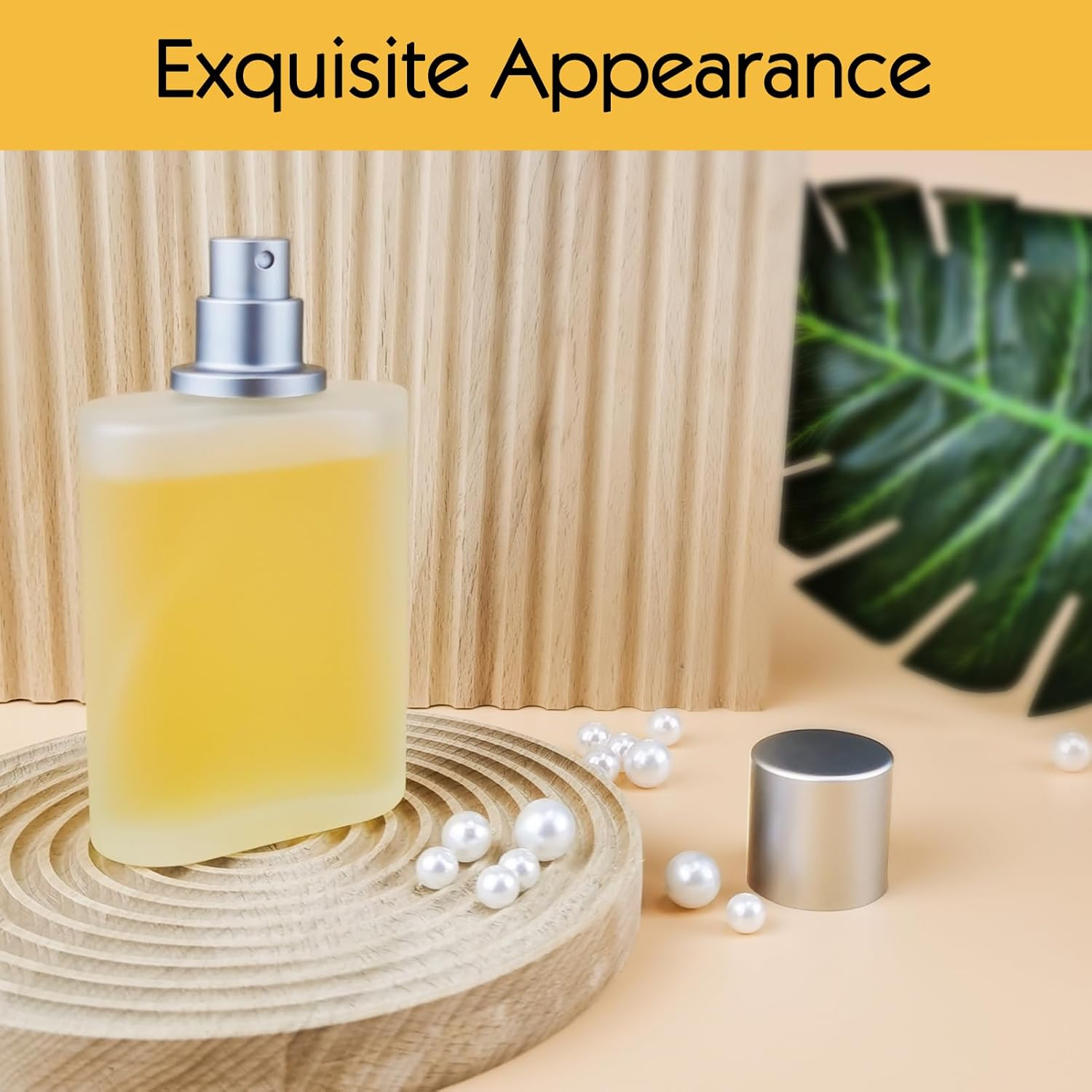 Bohoray 100 Ml Perfume Atomiser Refillable Perfume Bottle Empty Transparent Perfume Bottle Perfume Bottles Refillable with Atomiser Pump and Funnel for Women or Girls image number 3