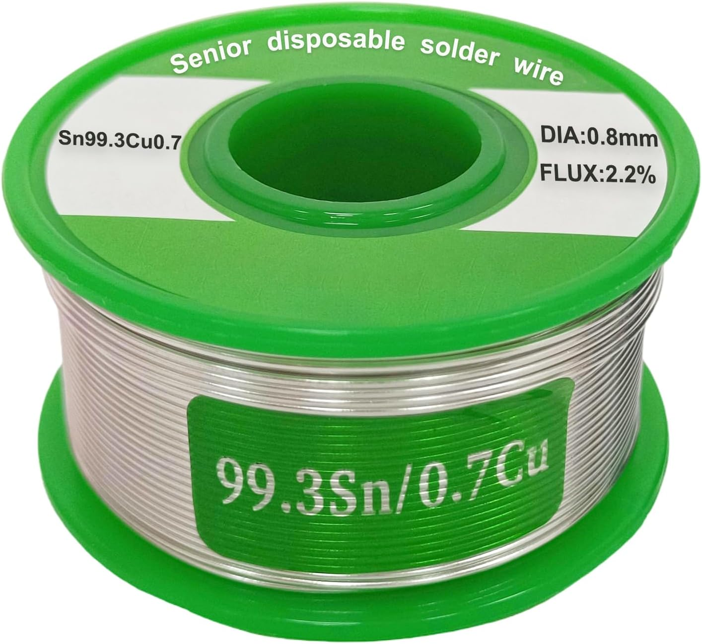Ietong Solder Wire Lead Free, 0.8Mm Rosin Core Solder Tin Soldering Wire 100G, Sn99.3 Cu0.7 for Electrical PCB Circuit Board, DIY, Home Improvement Electrical Soldering image number 6