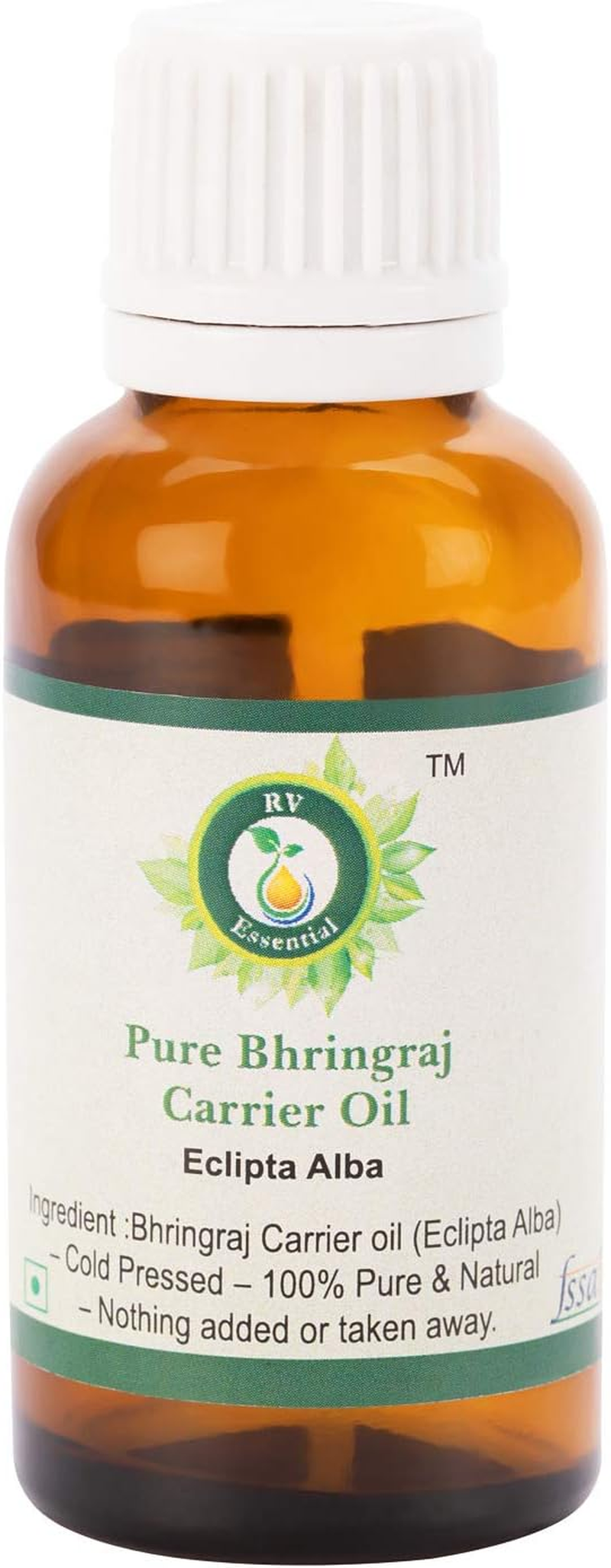 R V Essential Pure Bhringraj Oil 50Ml (1.69Oz)- Eclipta Alba (100% Pure and Natural Rare Herb Series) image number 4