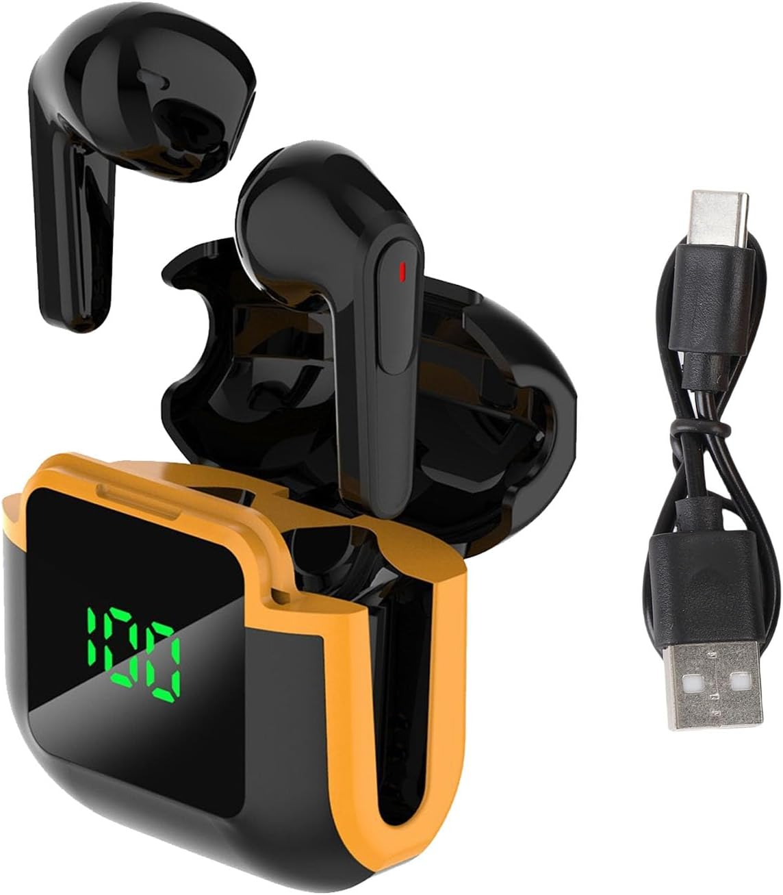 Jiawu AI Translation Earbuds Wireless 3 in 1 Real Time 164 Language Translator Headphones for Travel Business, Noise Reduction for Learning Languages image number 1