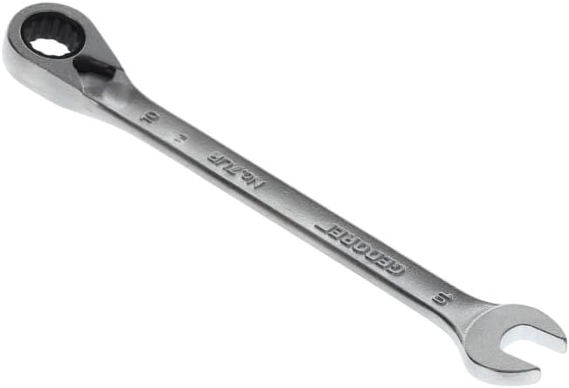 Gedore 10 Mm UD Profiles Open-End Wrench with Reversible Ring Ratchet, 160 Mm Length X 23 Mm Width X 7.7 Mm Height image number 3