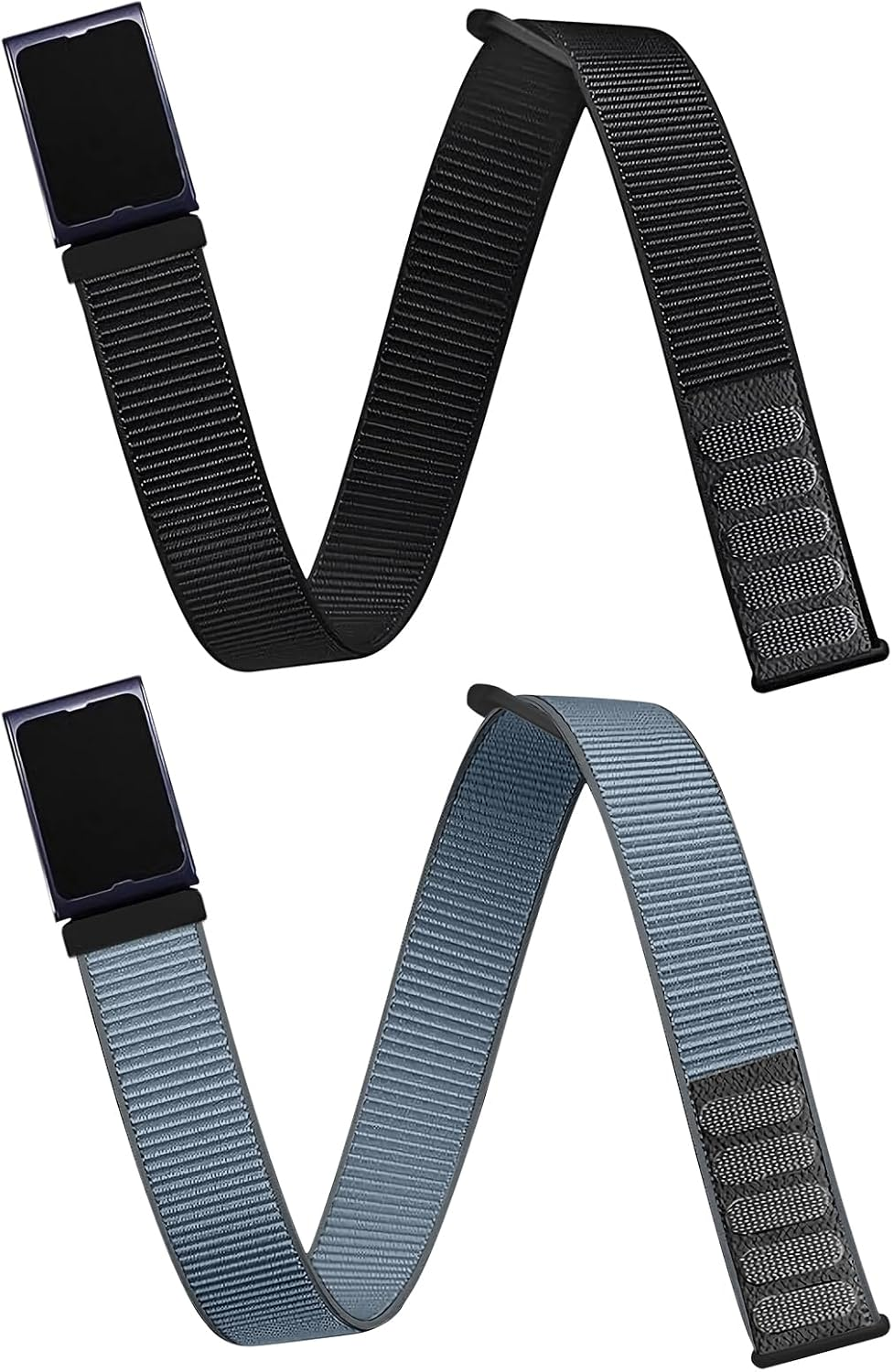 Chinbersky Pack of 2 22 Mm Sports Bicep Band Compatible with Amazfit Helio Strap for Men and Women, Nylon Elastic Adjustable Arm/Ankle Band Jogging for Amazfit Helio Strap