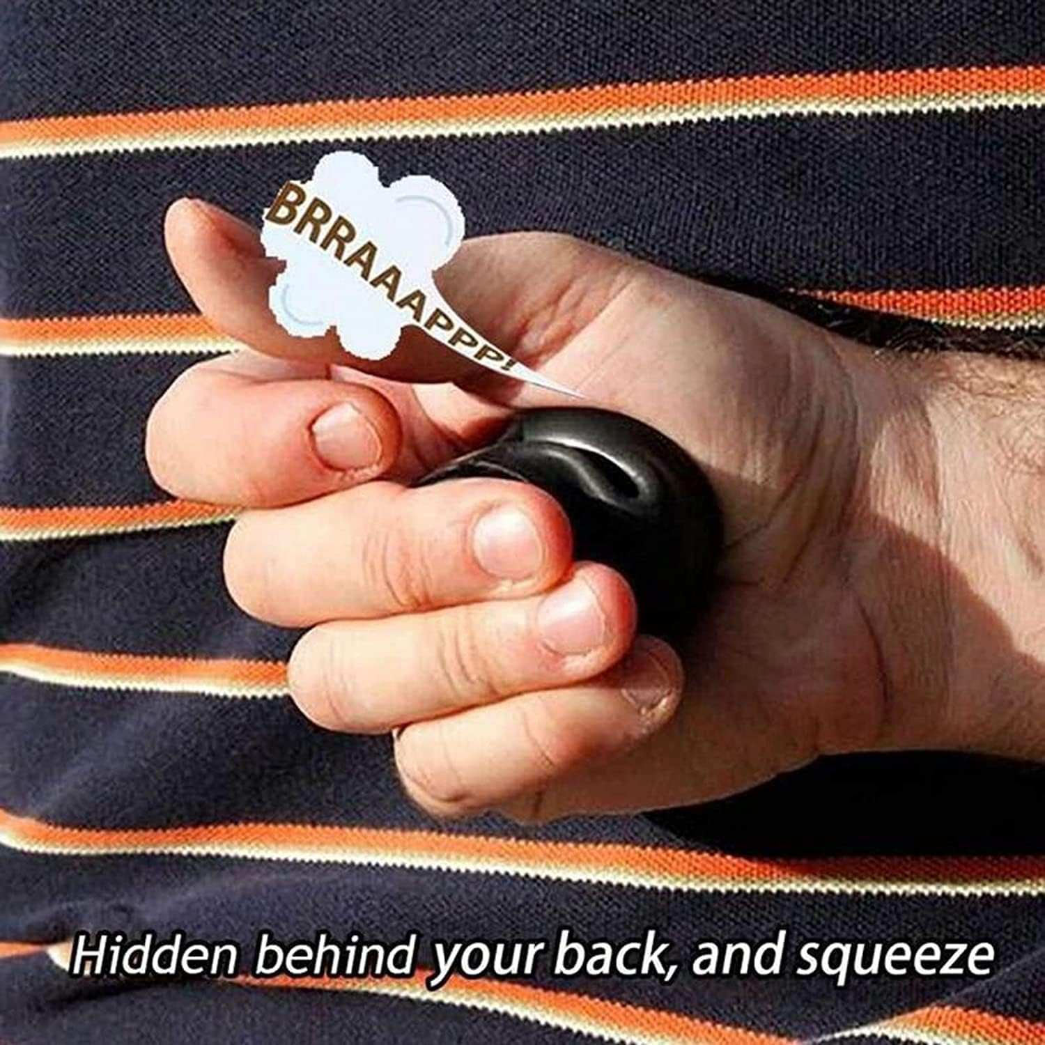 Black Novelty Squeeze Pooter, Practical Jokes Prank Farting Noise Maker, Fart Machine, Soft Joke Gift Fart Sounds Machine Toy, Prank Toy, Joke Toy for Kids and Adults for Party, Birthday,Funny Gifts