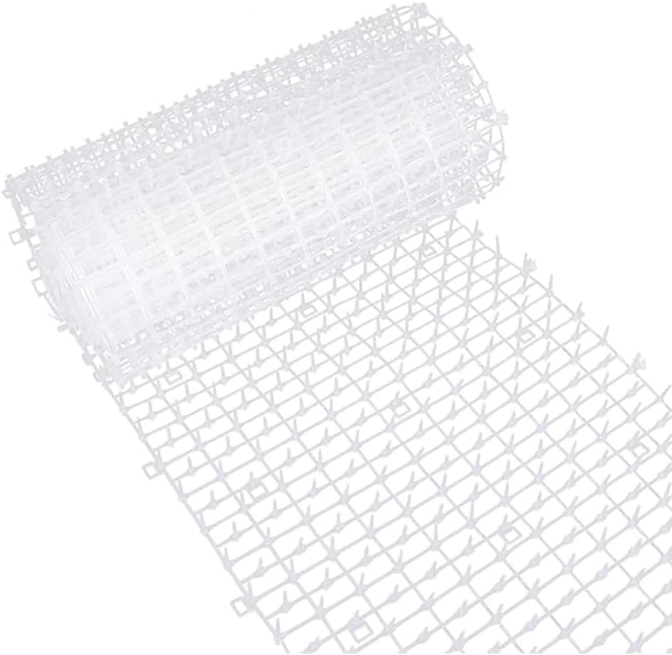 White Cat Repellent Outdoor Scat Mat,Household Garden Prickle Strip, anti Cat Dog Repellent Deterrent Spike Mat, Keep Pet off Couch Furniture Garden image number 2
