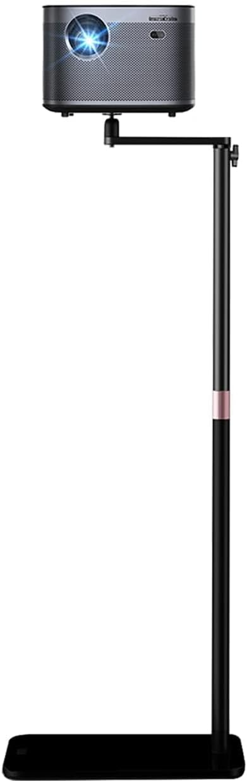 Projector Stand, Floor Mount with Adjustable Height 50-135Cm, Universal Projector Ceiling Mount 360&deg; Rotatable for Home & Office (Black-135Cm) image number 5