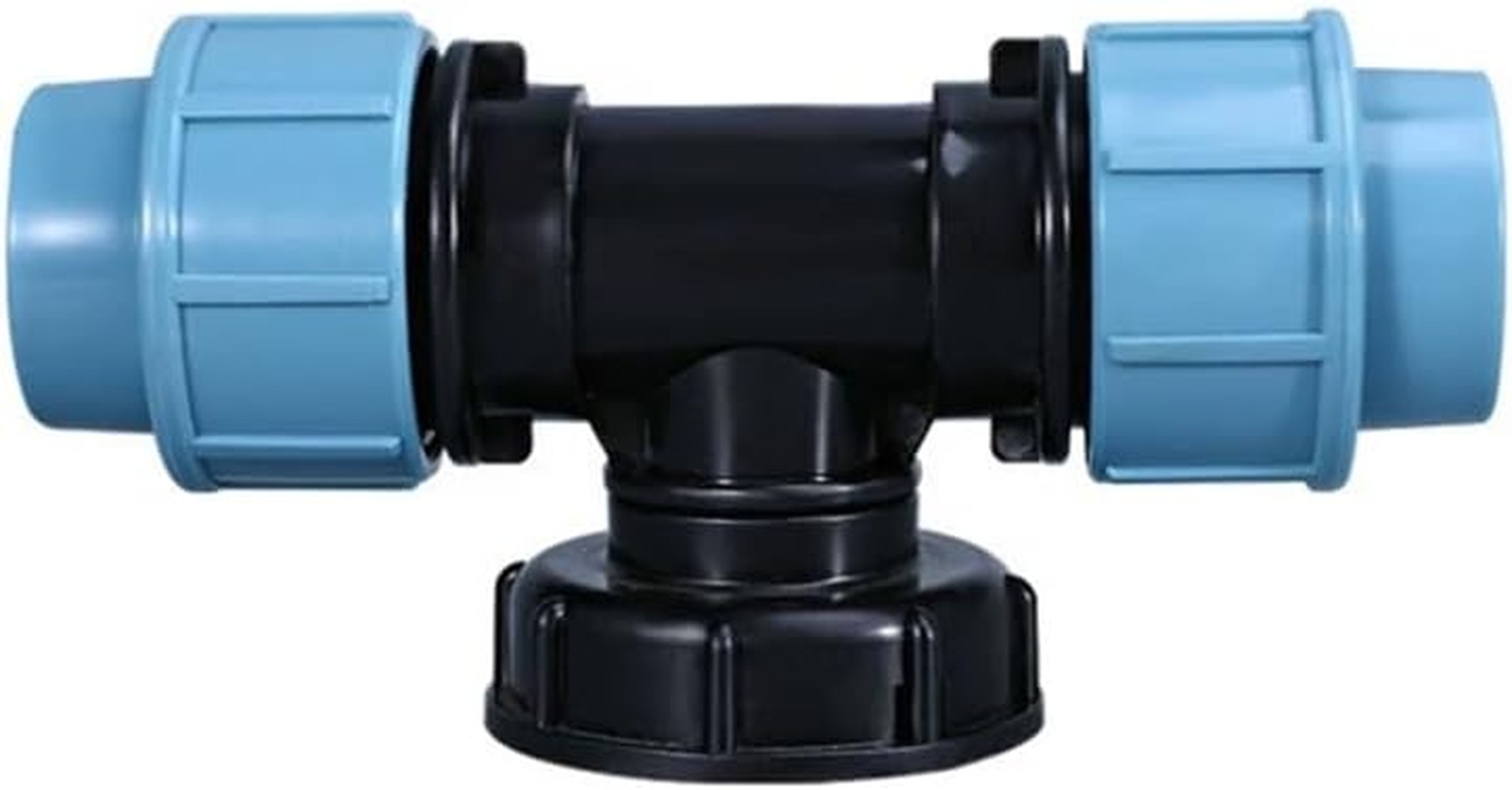 IBC Tank Thread Connector S60X6 to 20Mm MDPE Pipe Adapter (Tee,20Mm)