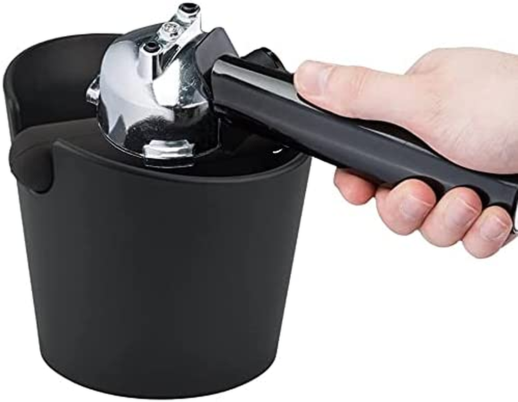 Espresso Knock Box 4.8 Inch Shock-Absorbent Durable Barista Style Coffee Knock Box with Removable Knock Bar and Non-Slip Base Espresso Dump Bin Coffee Grounds Container image number 3