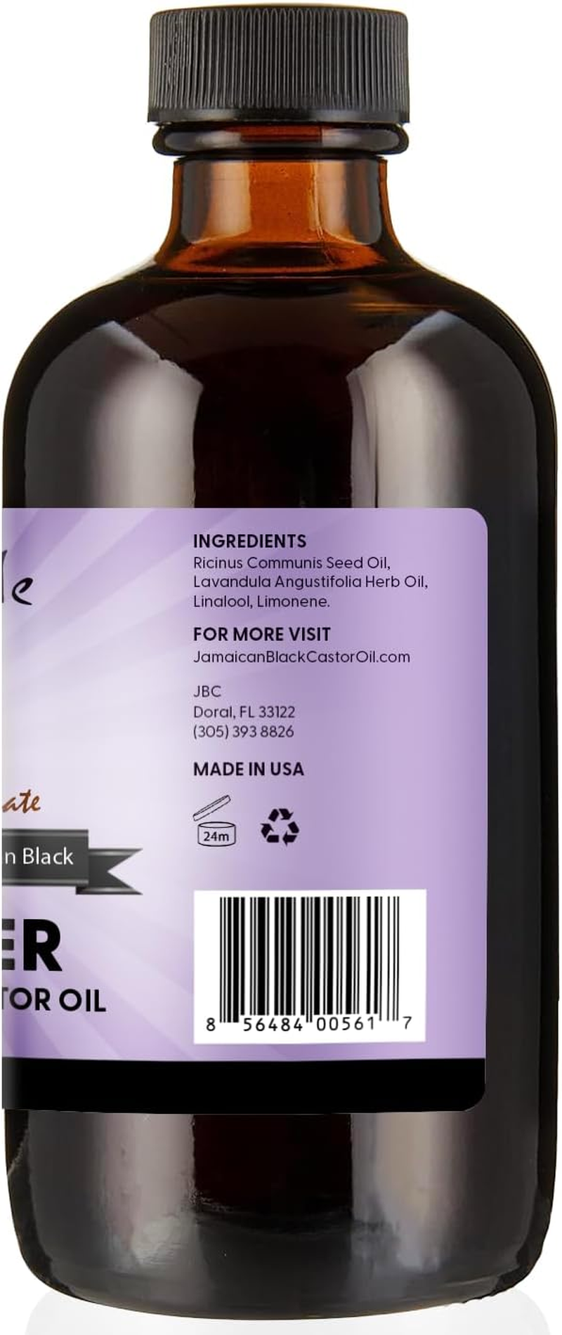 Sunny Isle Lavender Jamaican Black Castor Oil - 6Oz-50% More image number 1