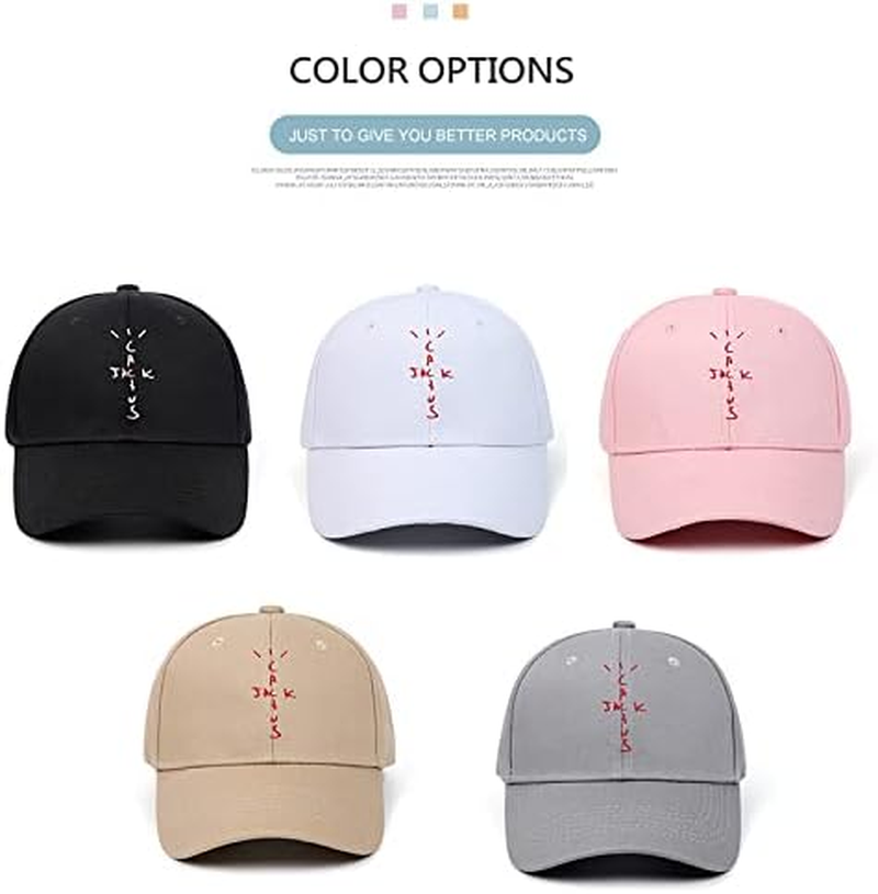 QICAT 100% Cotton Cactus Jack Baseball Caps Travis Scott Unisex Astroworld Dad Hat Cap ASTROWORLD Embroidery Man Women Summer Hat image number 1