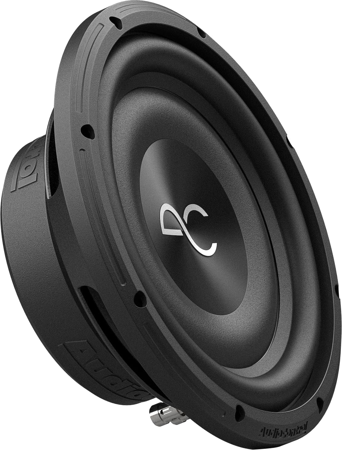 Audiocontrol Space Series Low-Profile Shallow-Mount Slim Car Audio 10" Subwoofer, Premium High Fidelity, 400 Watt RMS/600 Watt Max, Single 2 Ohm (Black)