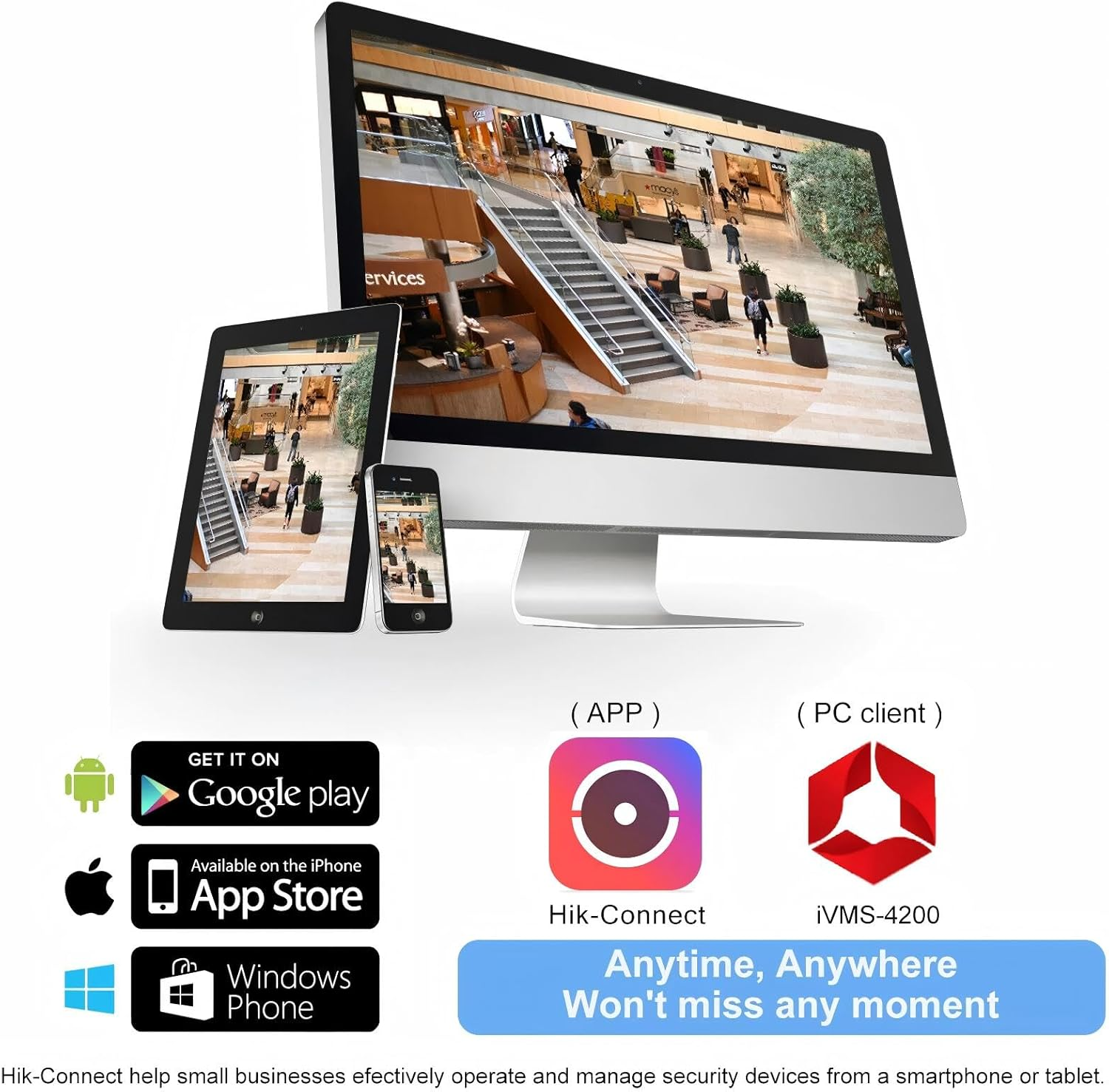 Ⲏikvision DS-2CD2087G3-LI2UY 8MP Smart Hybrid Light Outdoor Bullet Security Camera with Built-In Arrayed Dual-Microphon, 24/7 Color Imaging, AI Person/Vehicle Detection, 512GB SD Slot, 2.8Mm Lens image number 1