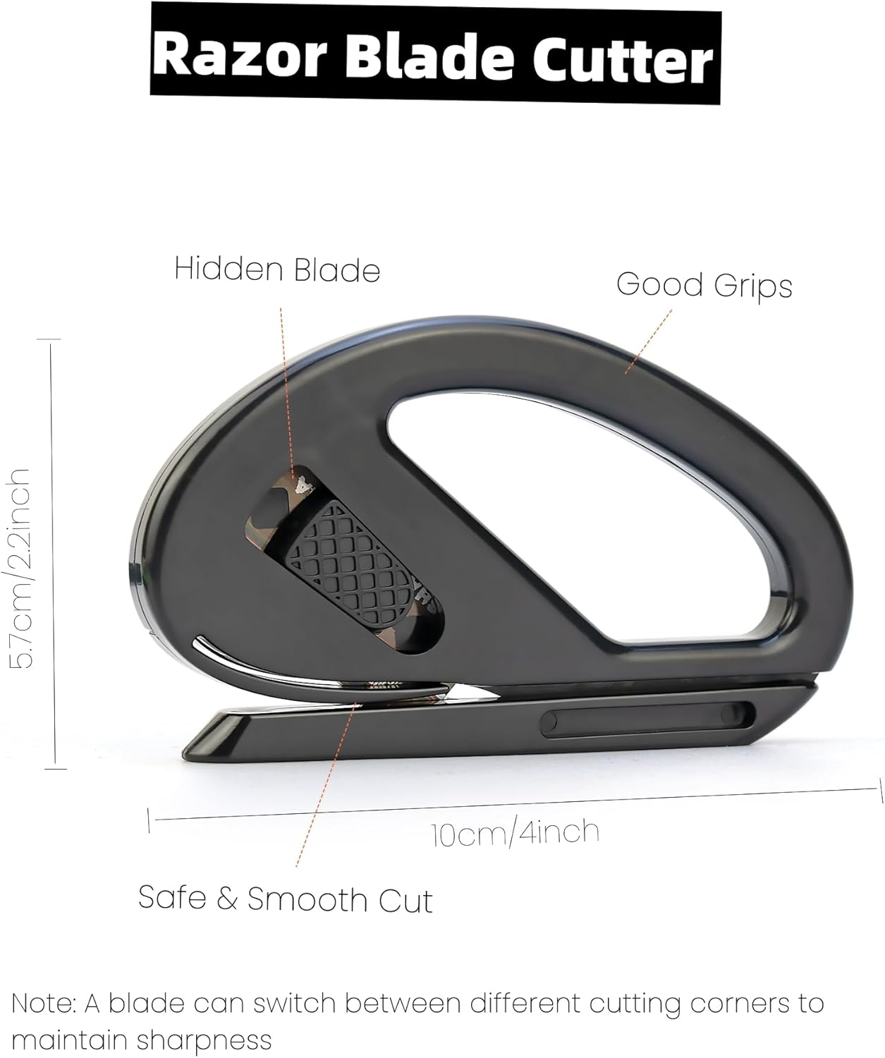 Professional Vinyl Wrap Tool Kit for Car Ppf/Tint Installation - 2 Felt Squeegees, 10 Microfiber Felts, Safety Cutter, Vinyl Knife & 5 Blades, Edge Tuck Tool(For Auto Tint/Car Wraps/Window Films) image number 4