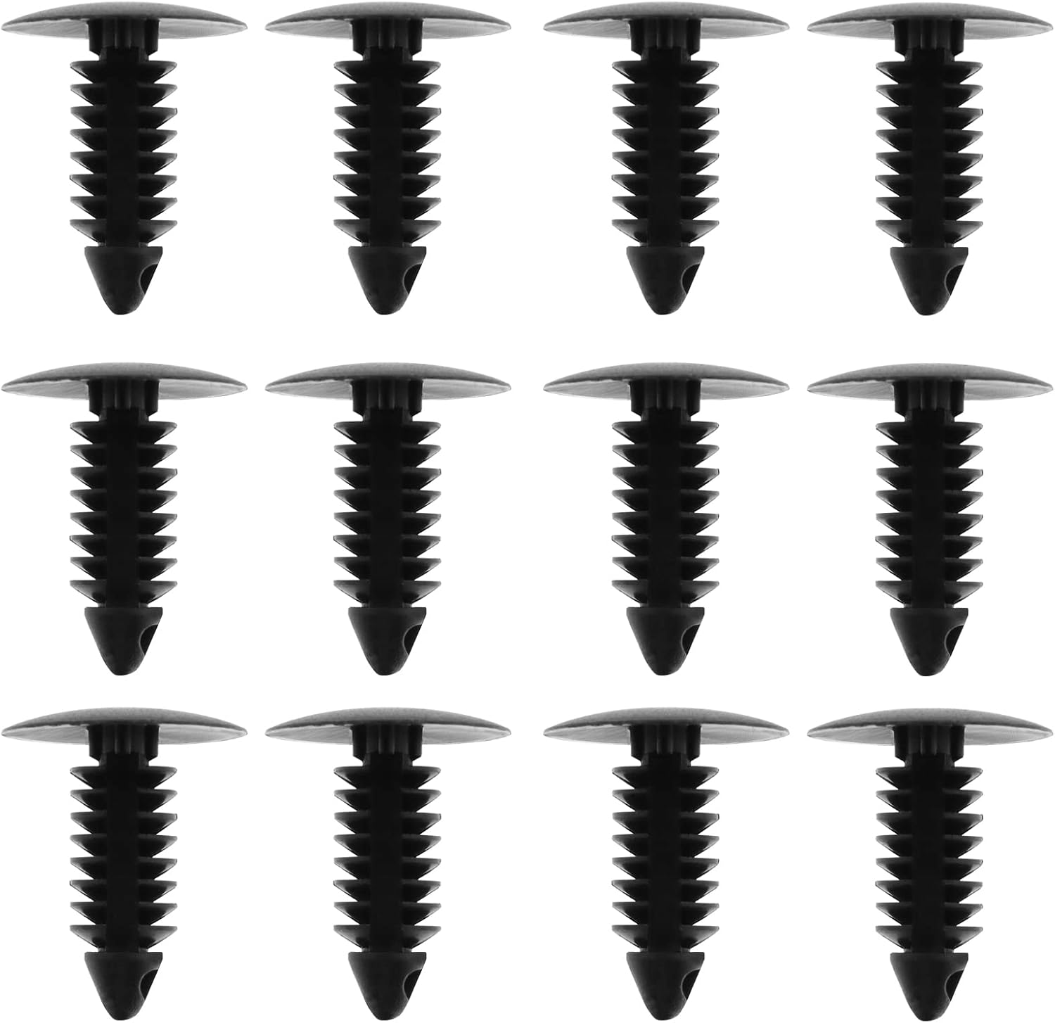 Emagtech 100PCS Fir Tree Plastic Trim Clips for 7.5Mm Hole Car Retainer Clips Car Bumper Fender Rivets Push Pins Clips Fasteners 17.5Mm Head 22.5Mm Height image number 6