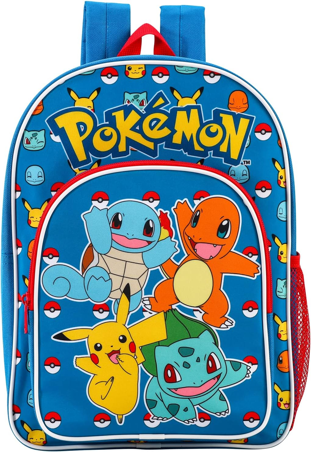 Zawadi Global Kids Childrens Premium Backpack School Rucksack Travel Bag Boys Girls with Side Mesh Pocket and Front Zipped Pocket, Multicolour image number 3