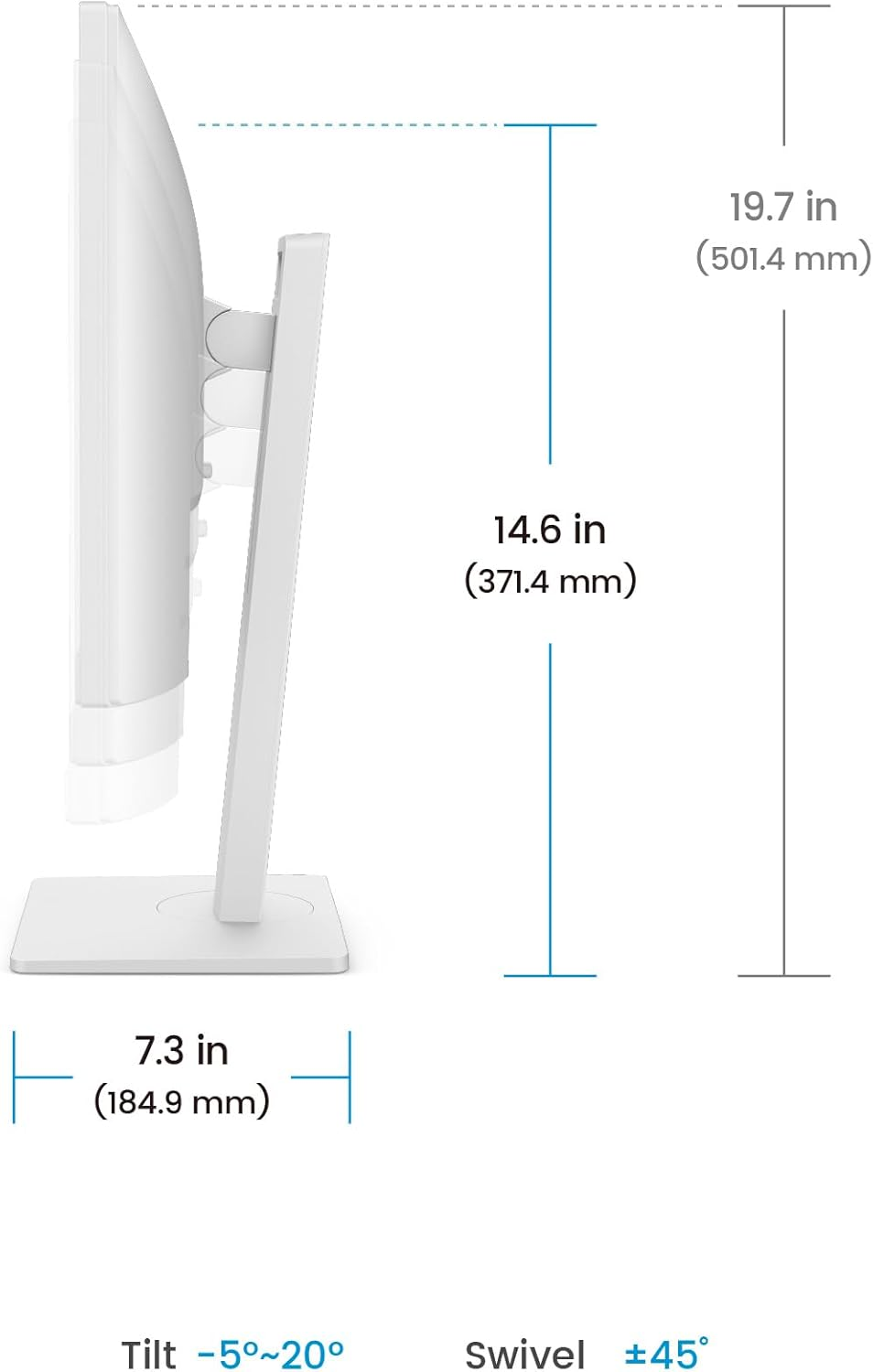 Benq GW2486TC 24" IPS 1080P Home Office Monitor, FHD, USB-C (65W Power Delivery), 100Hz, Eye-Care, Ergo Design, USB Hub, Daisy-Chain, High Refresh Rate, 99% Srgb, HDMI, Display Port, T&Uuml;V Certified