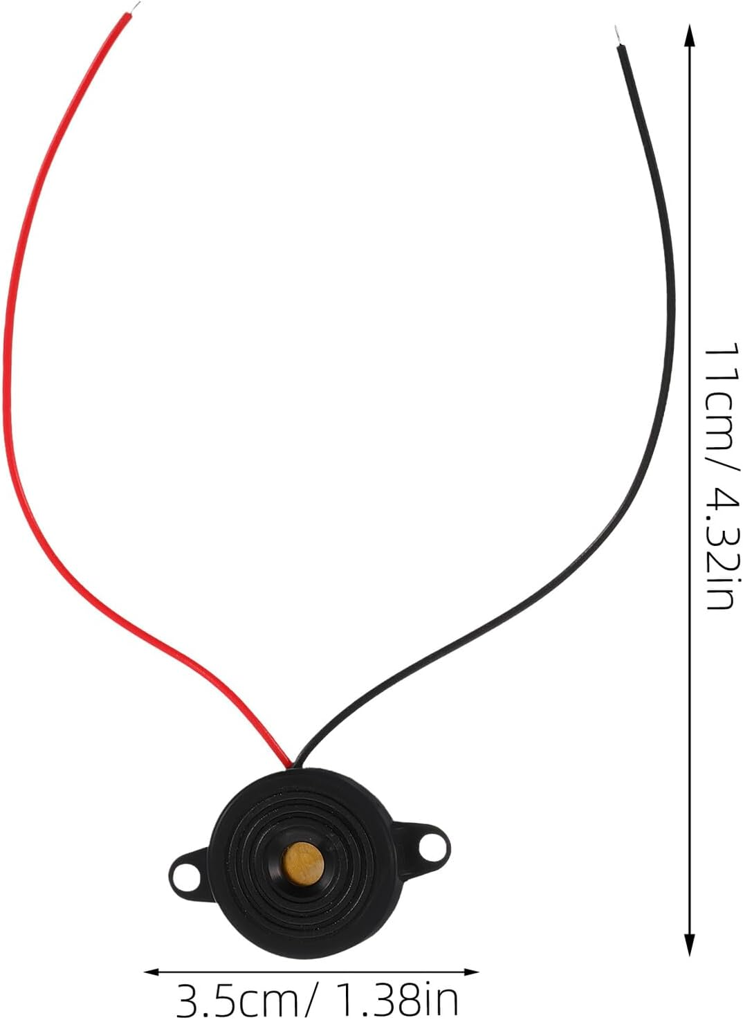 15PCS High Decibel Active Piezoelectric Buzzer -24V Electronic Alarm Buzzer Continuous Safety Alert for Physics Circuits Car Warning Systems image number 5