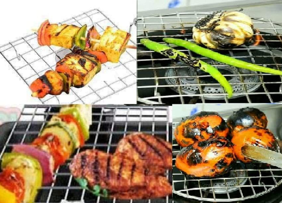 Billion Deals Stainless Steel round Roti Grill, Dia-9 Inches, Multi-Purpose for Roti Jali, Papad, Chapathi, Cooling Rack image number 5