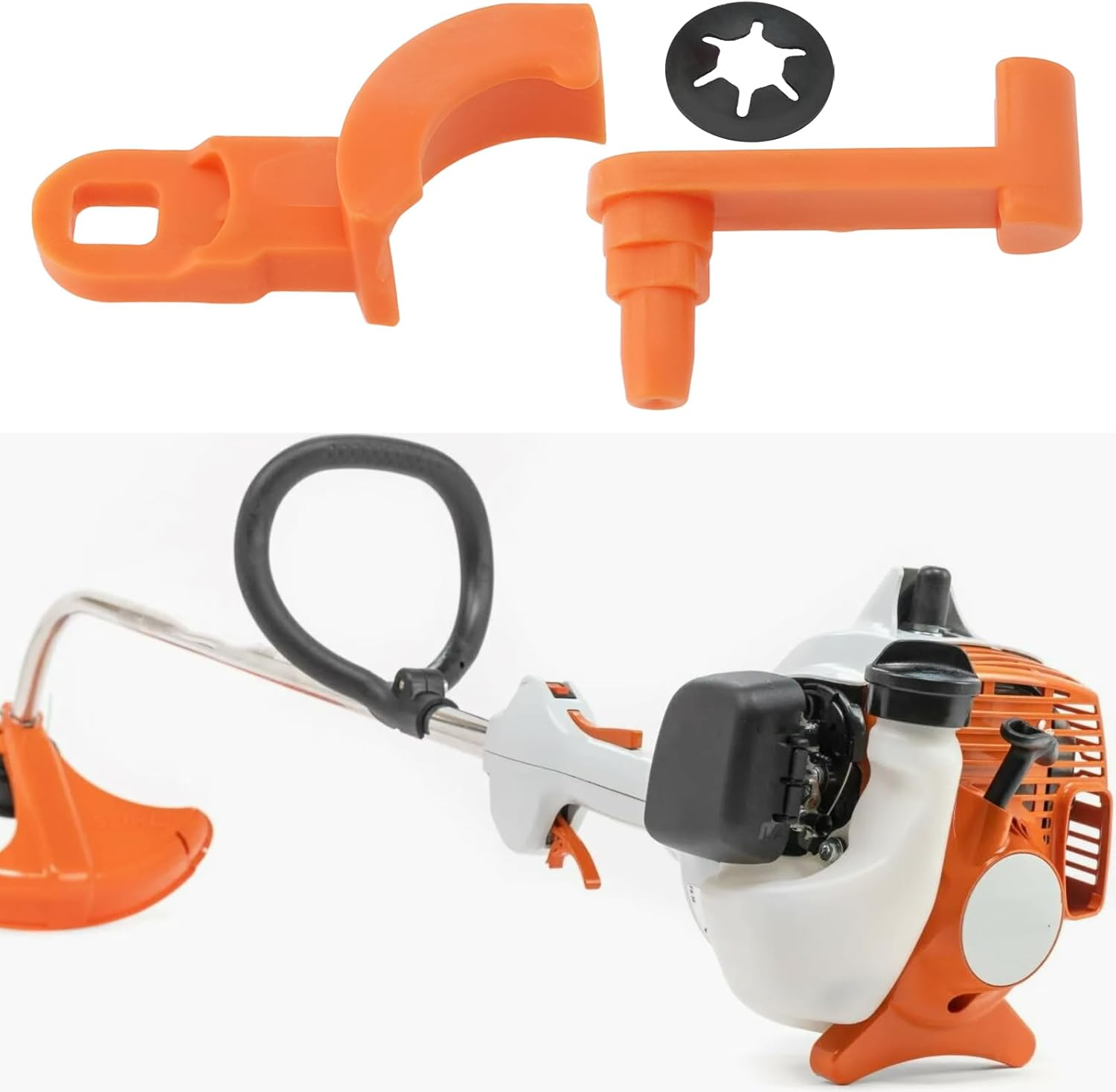 Ecsing Lawn Mower Choke Lever 4140-141-3700 Compatible with Stihl BG45 BG46 BG55 BG65 BG85 FS38 FS40 FS45 FS46 FS55 image number 3