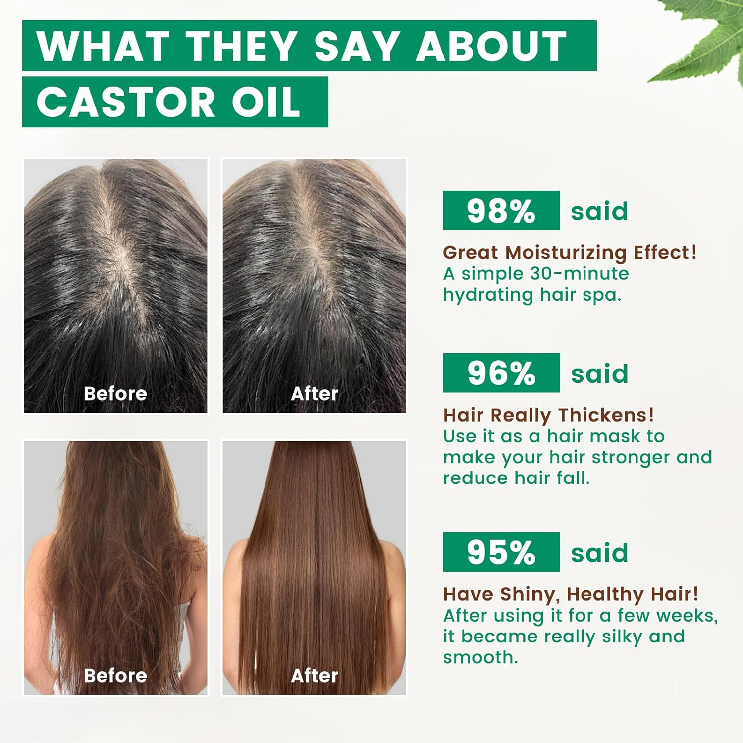 PHATOIL Organic Cold Pressed Castor Oil, 118 Ml (4 Fl.Oz) Glass Bottle, USDA Certified Organic, Rich in Omega Fatty Acids, Ideal for Hair Growth, Eyebrows, Lashes, and Skin Care image number 1