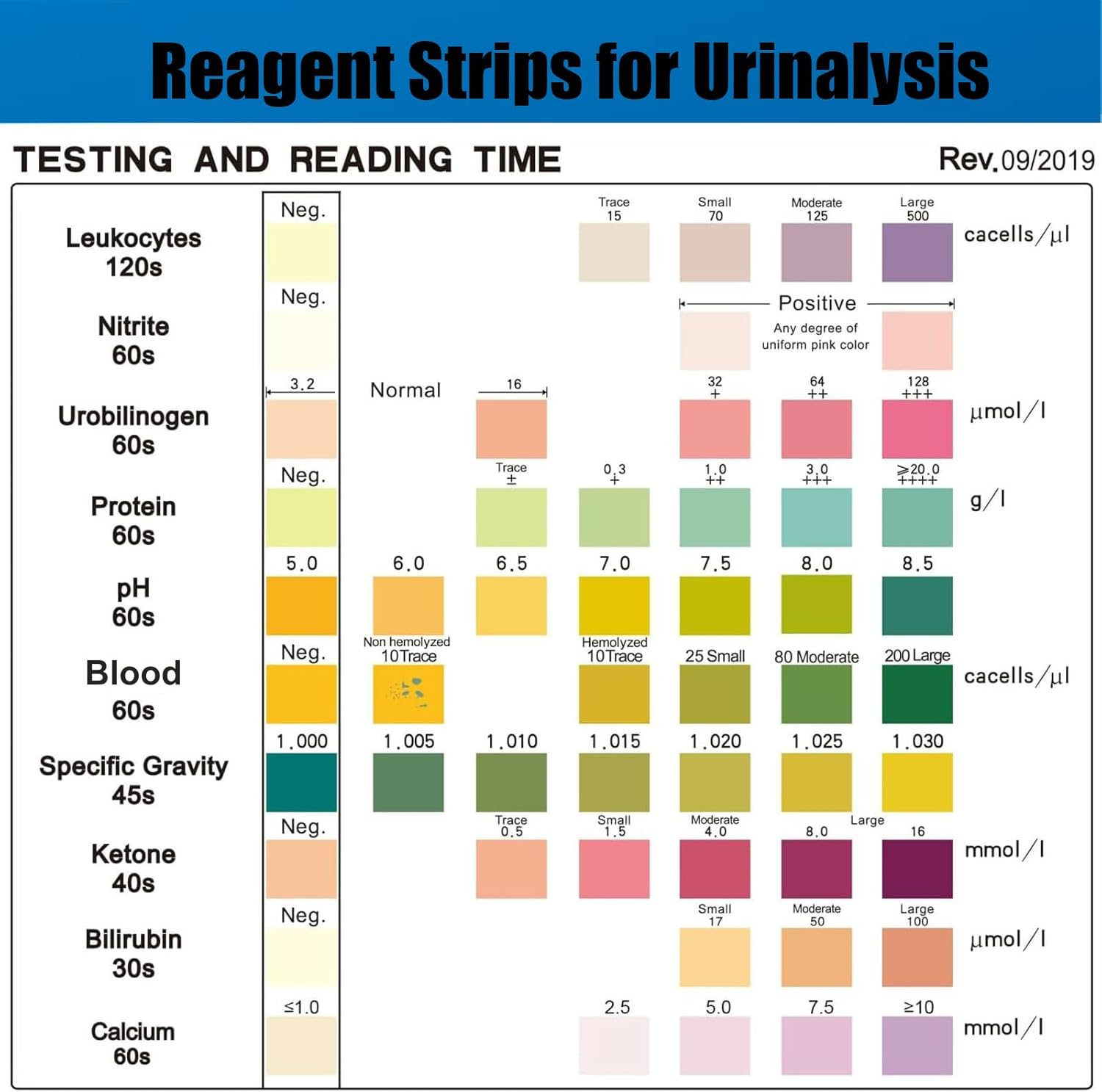 URS 10-In-1 UTI Urine Ketone Test Strips, Simple, Fast & Accurate Results. Urinalysis Home Testing Stick Kit for Ketone, Ph, Glucose, Nitrite, Leukocytes & More to Help Monitor Your Health, 100 CT image number 5