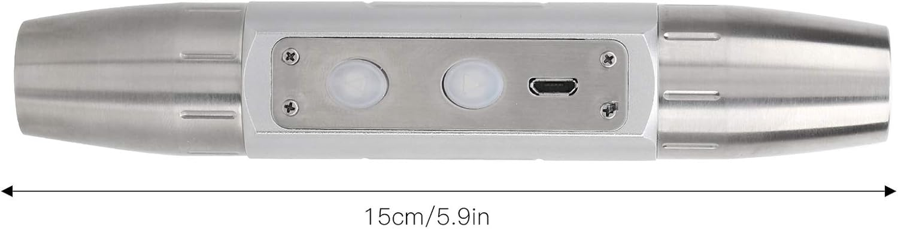 Identification Flashlight, Jade Jewelry Gem Identification Lights, Dual Ends 6 Lights Torch Ultraviolet Rechargeable Detector Lamp for Jewelry Diamond Appraisal image number 3