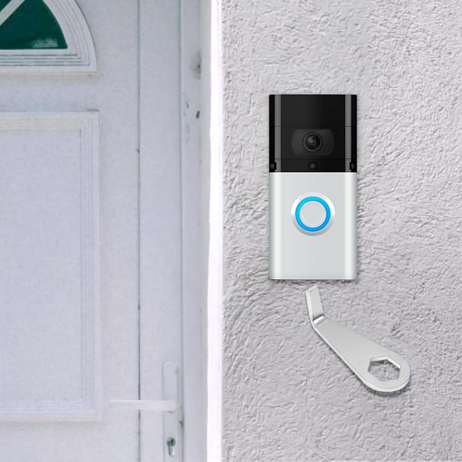 2Pcs Video Doorbell Key Replacement Tool, Stainless Steel Doorbell Key Tool Video Doorbell Removal Key Doorbell Screwdriver Compatible with Battery Doorbell (2024 Release) image number 3