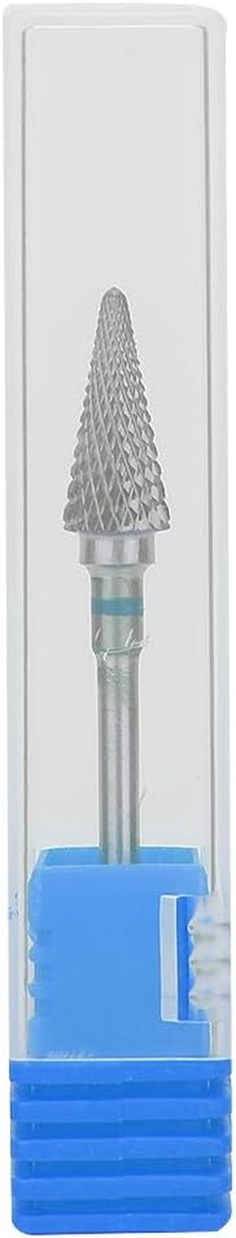 Nail Drill, Tungsten Steel Drill Bit for Nails, Nail Art Drill, Electric Pedicure Manicure Grinding Head, Nail Polishing Accessories, Manicure Drill for Nails (Blue Label)