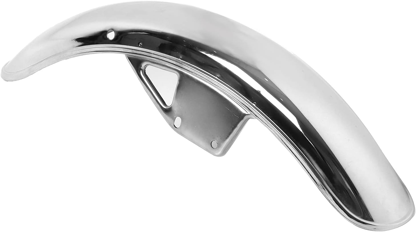 22.05In Motorcycle Front Mudguard Tire Flap Protector for GN125 - & Easy to Install (Electrosilvering) image number 3