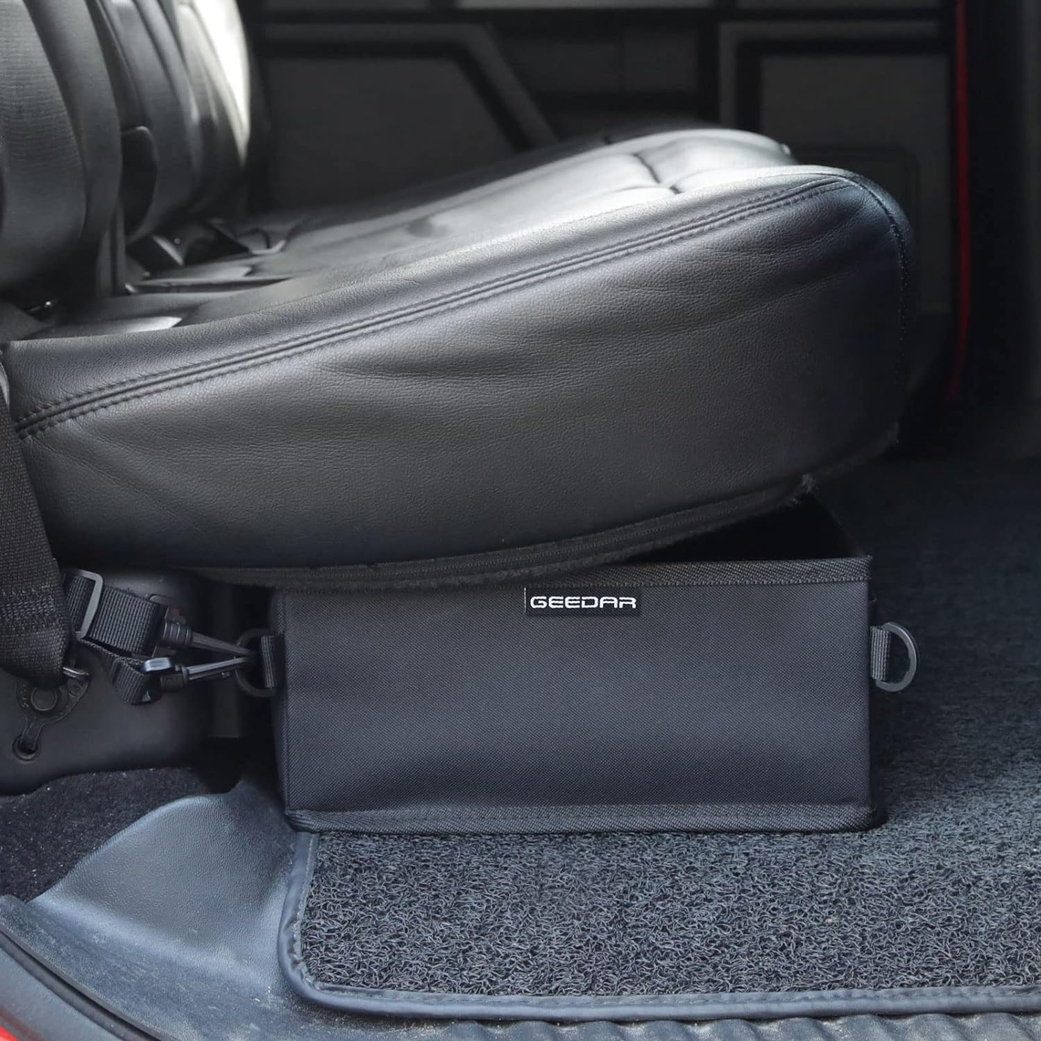 GEEDAR under Seat Storage Truck Tool Box Organizer for Truck Underseat Storage Ford F150 F250 F350 Dhevy Dilverado Accessories (3 Compartment) image number 5