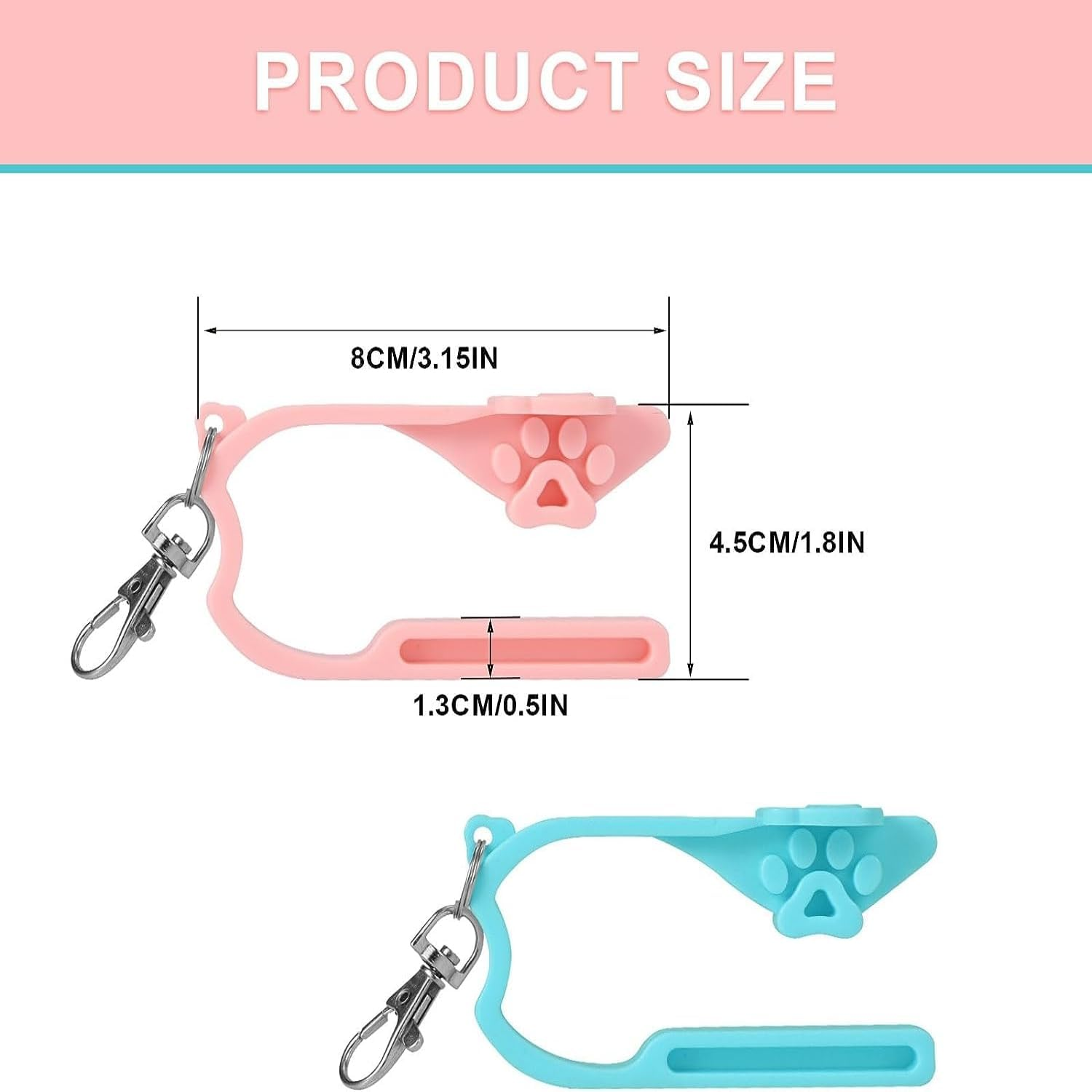 2Pcs Car Seat Openers, Buckle Tool with Keychain, Key Button Opener for All Child Seats