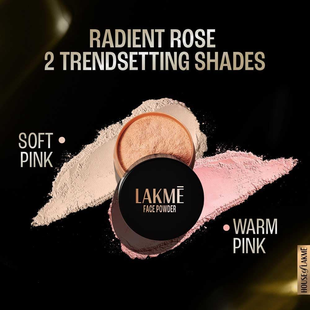 Lakme Rose Face Powder, Soft Pink, 40G image number 4