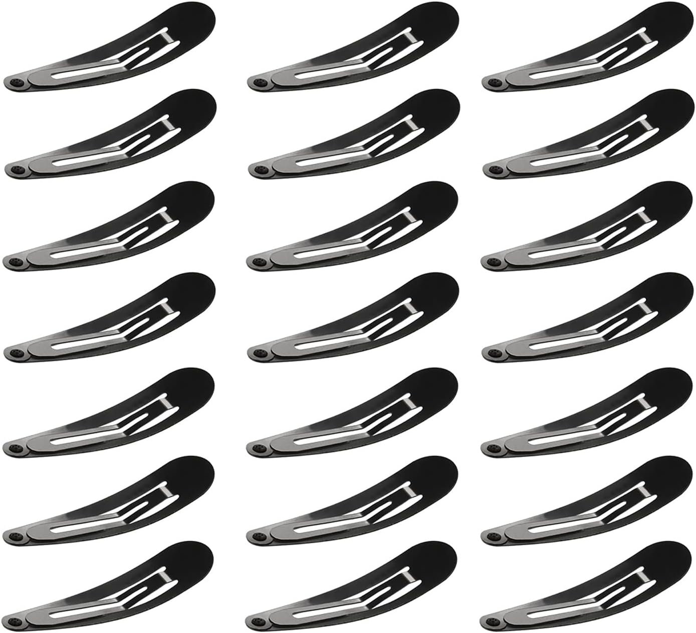 50 Pack of Snap Hair Clips Hair Barrettes for Kids, Girls and Women, 50 Mm (Light Purple)