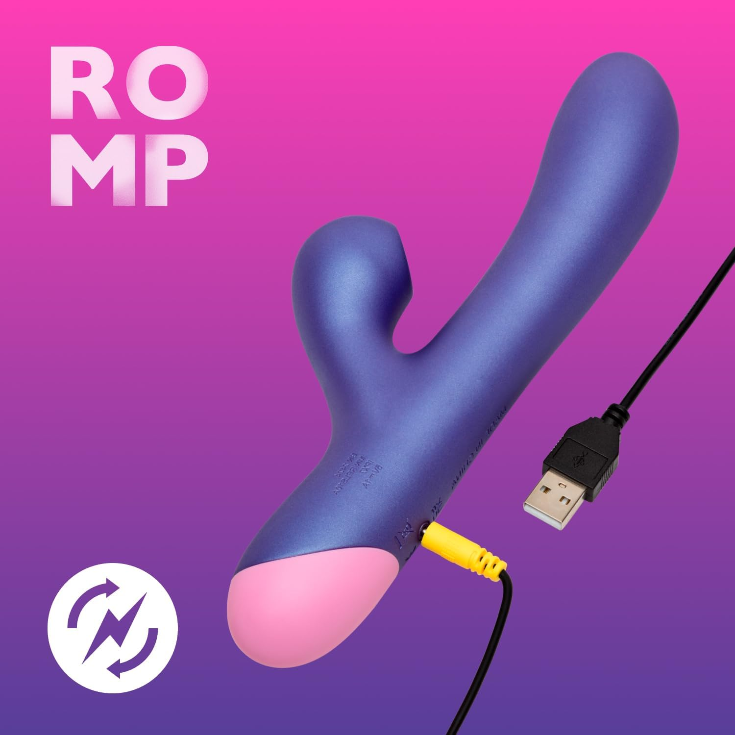 ROMP Pulse Rabbit Vibrator & Clit Sucker | Clitoral Suction Device & G Spot | G-Spot Stimulation & Clitoris Sucker with Pleasure Air Technology | Rechargeable & Waterproof | Adult Sex Toy for Women image number 1