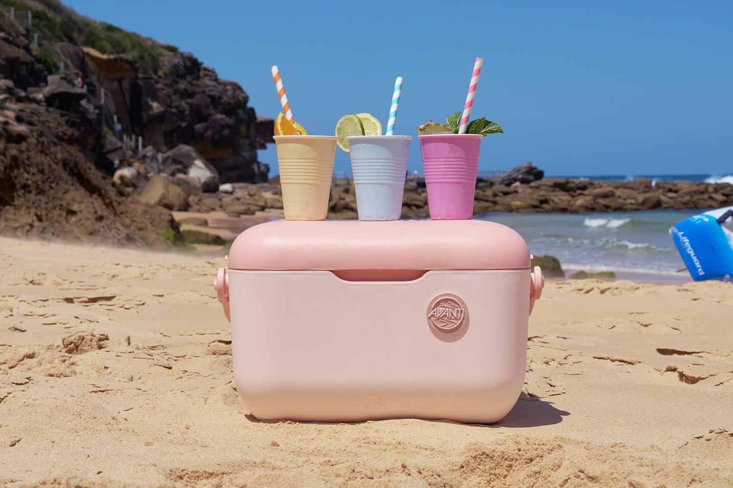 Avanti Chillbox Portable Cooler with Detachable Lid and Bonus Adjustable Shoulder Strap