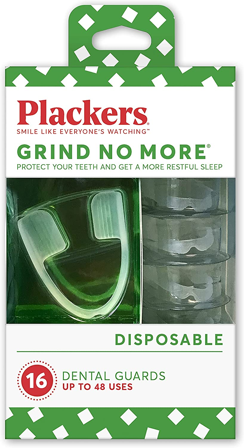 Plackers Grind No More Night Guard, Nighttime Protection for Teeth, BPA Free, Sleep Well, Ready to Wear, Disposable, One Size Fits All, 16 Count image number 5