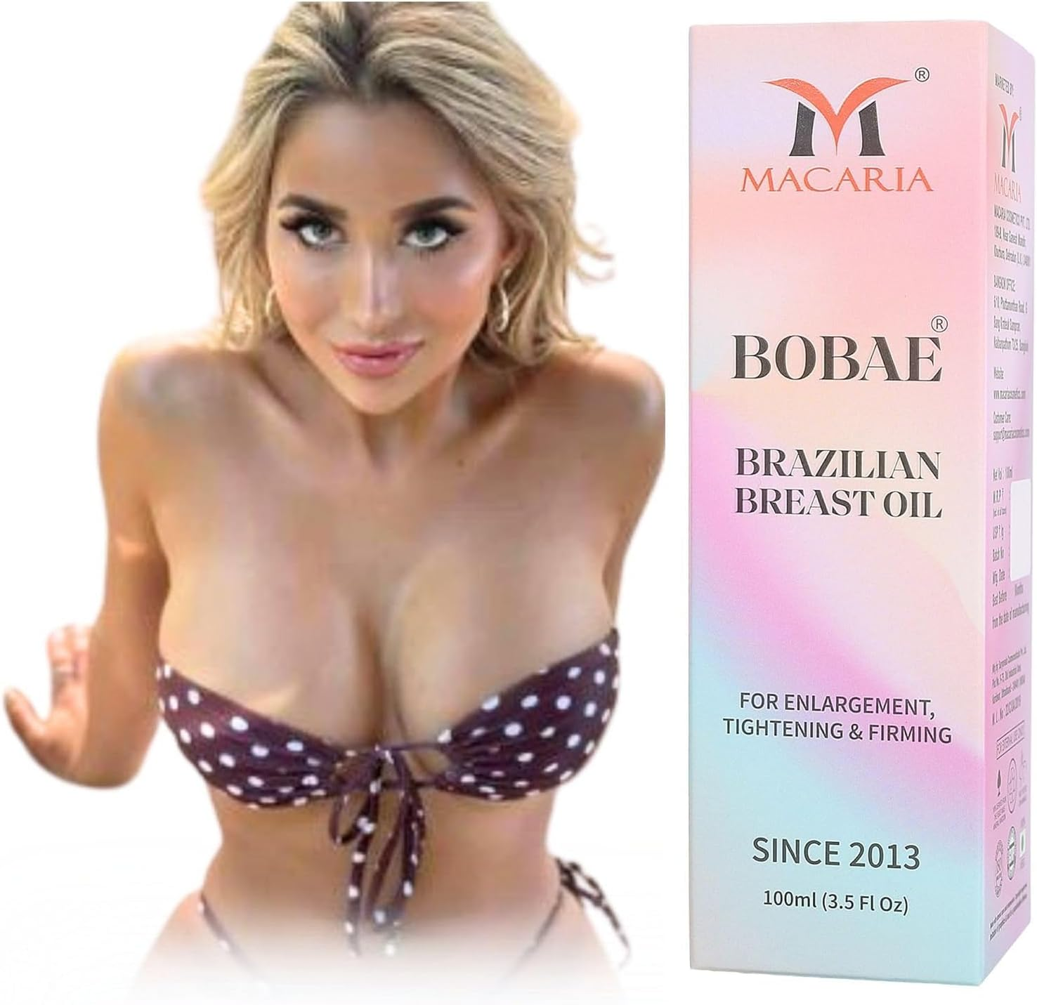 Bobae Brazilian Breast Bust Boobs Enhancement Oil Mtf image number 4