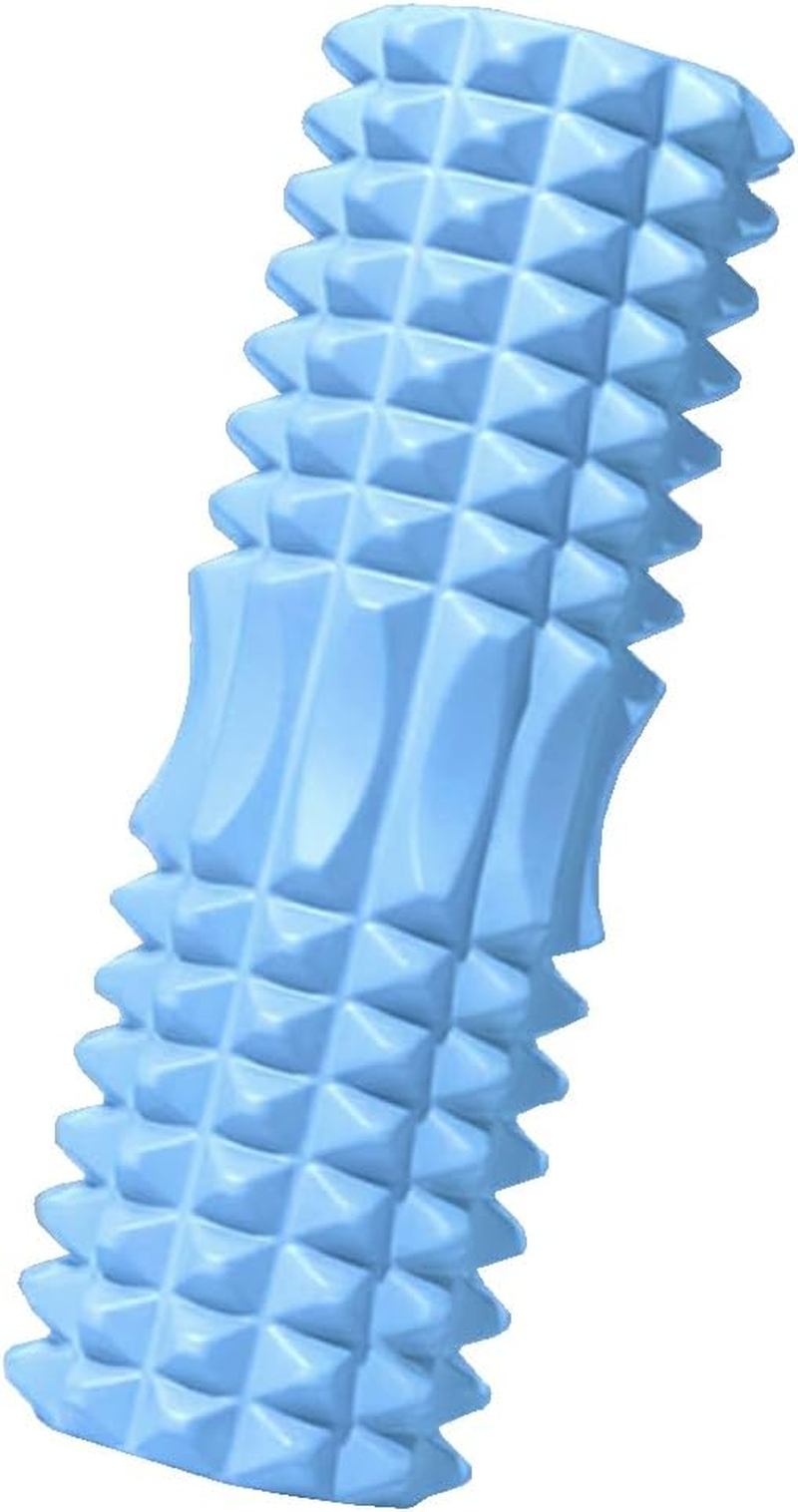 TOMVAES Foam Roller,Massage Roller EVA Muscle Roller for Deep Tissue Tension Relief,Massage Trigger Point Fitness Roller for Back,Legs,Yoga,Pilates,Gym,33X14Cm (Blue)