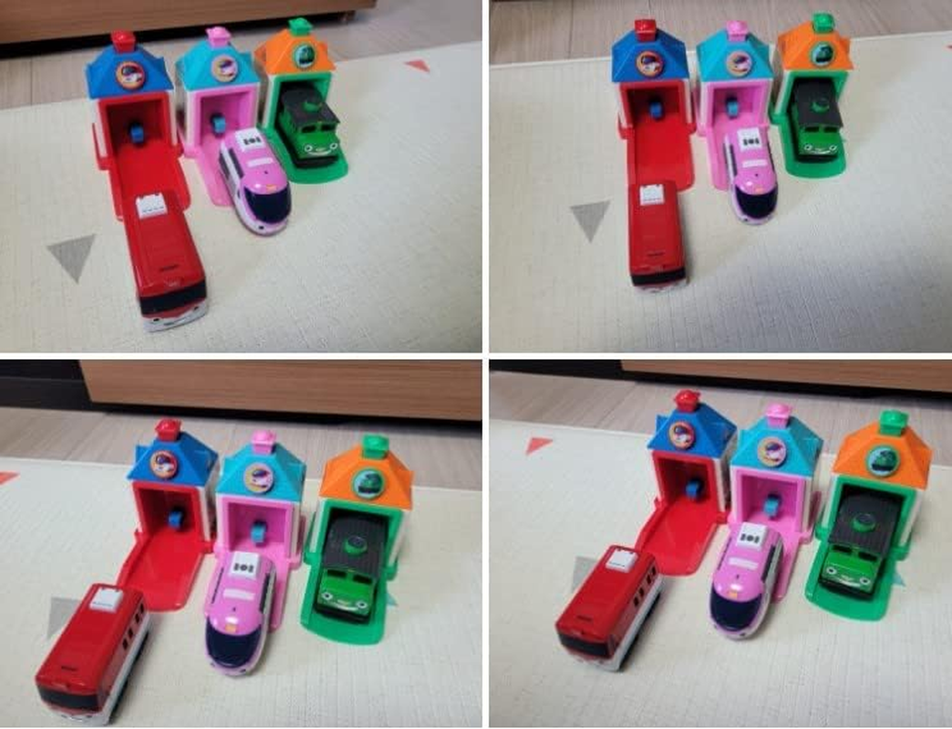 Titipo and Friends Shooting Train Toy 3P Set image number 3