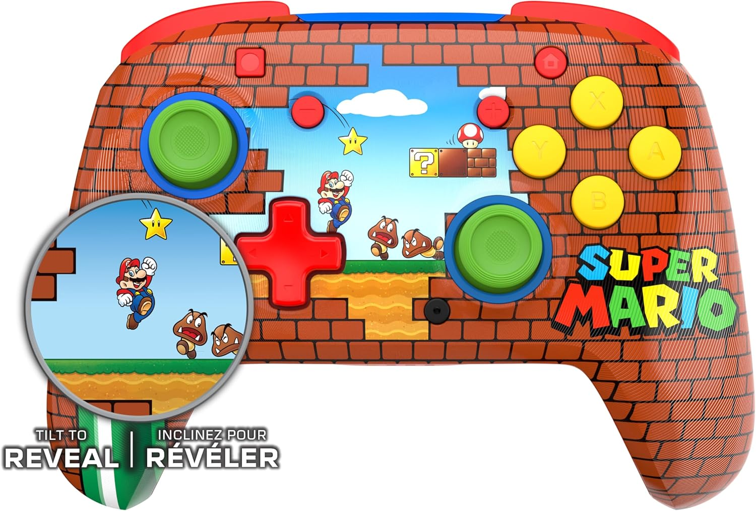 Turtle Beach Rematch Wireless Controller: Mario Bricks Reveal &ndash; Officially Licensed by Nintendo. Also Works with Nintendo Switch 2 image number 5