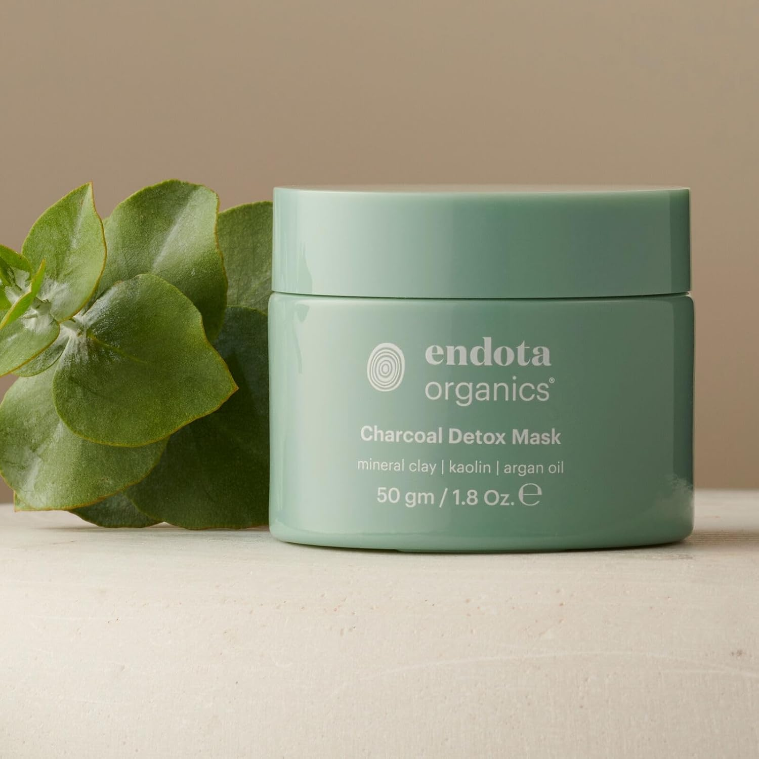 Endota Organics Charcoal Detox Mask 50 G, Detoxify and Revitalise Your Skin with This Ph-Balanced Charcoal Mask.