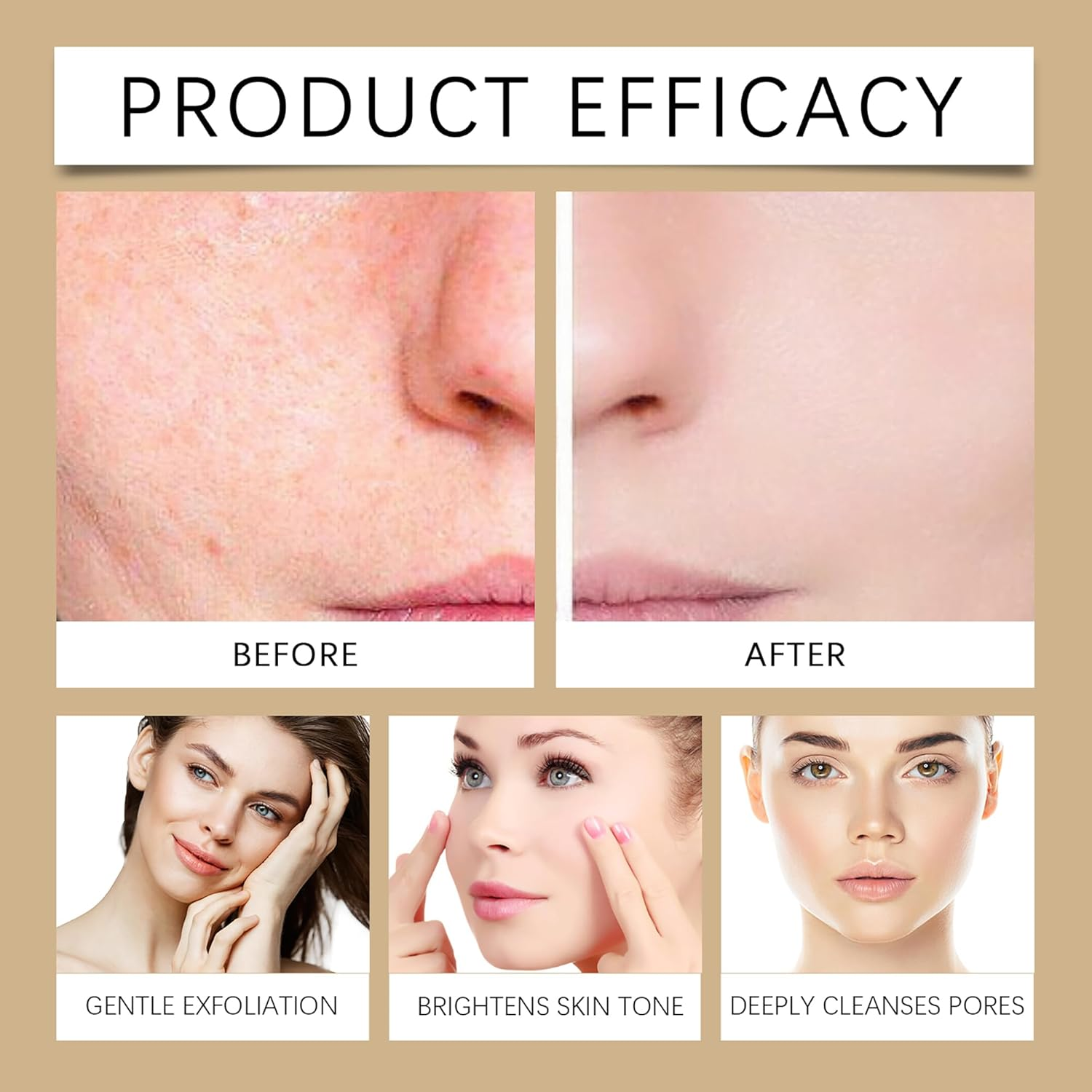 2PCS Gentle Exfoliating Ampoule - Black and White Rice Peeling Ampoule for Face & Body,Deeply Hydrates,Smooths & Refines Skin Texture - All Skin Types image number 6