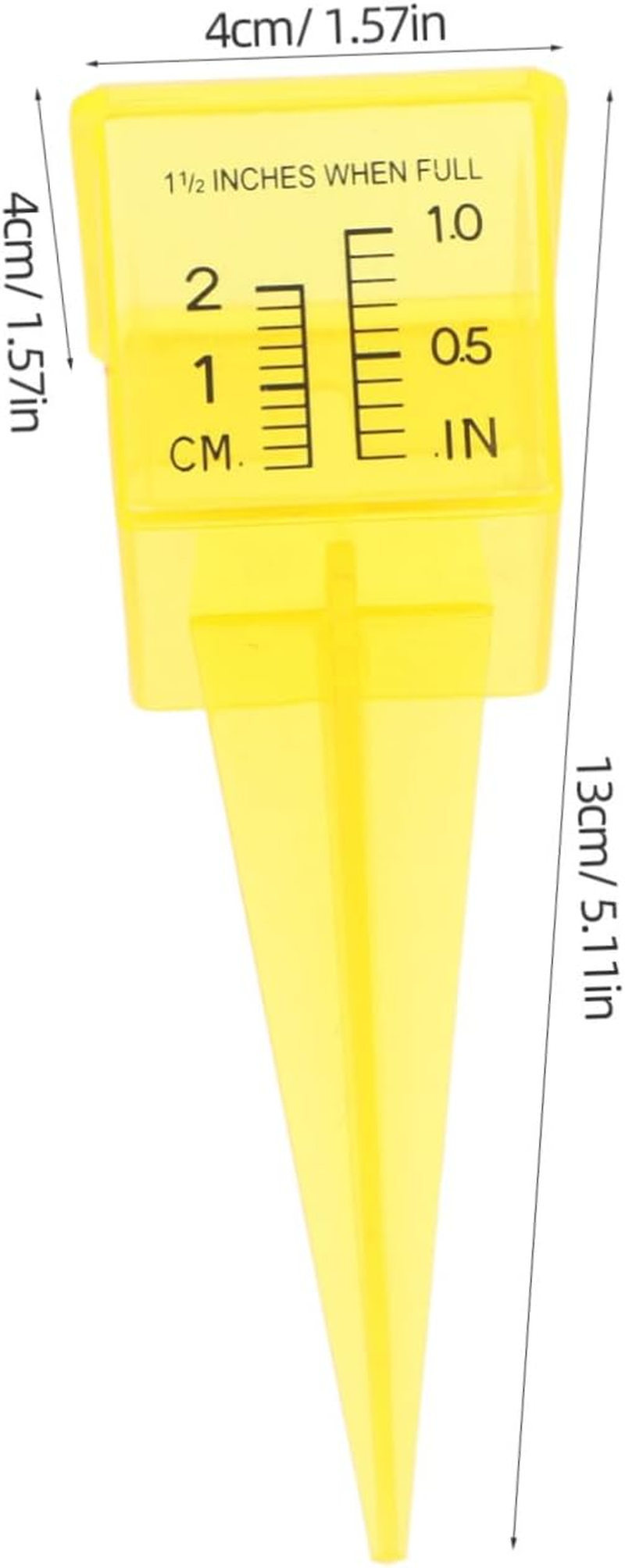 Alasum 9Pcs Outdoor Rain Gauge Sprinkler Catch Cups for Garden Lawn Water Management Accurate Rainfall Measurement Tool