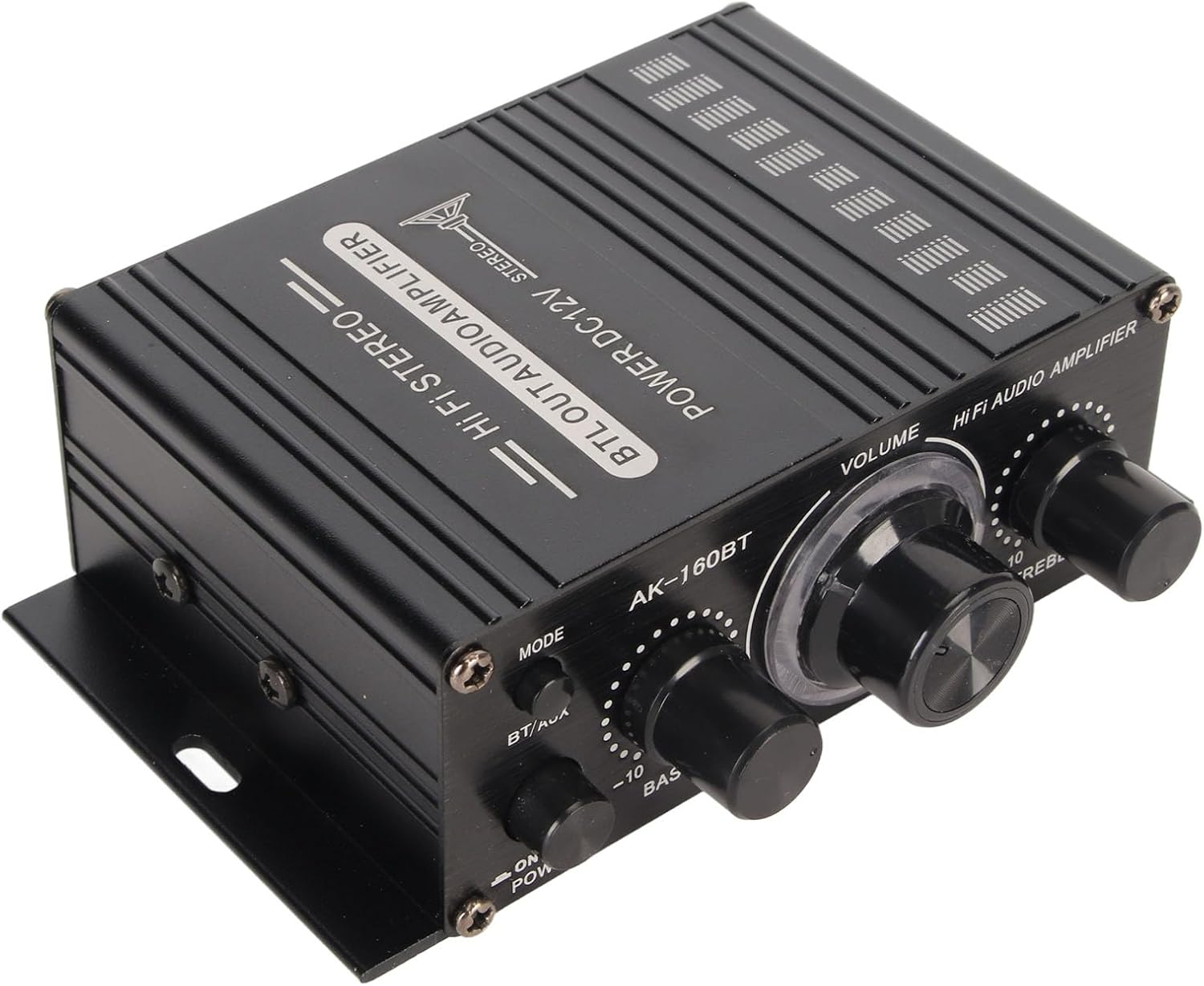 Power Amplifier, 20W X 2 Hifi Stereo Bluetooth 5.0 Digital Audio Amp 2 Channel Amplifier for Karaoke, Home Theater, and Car Radio Systems image number 3