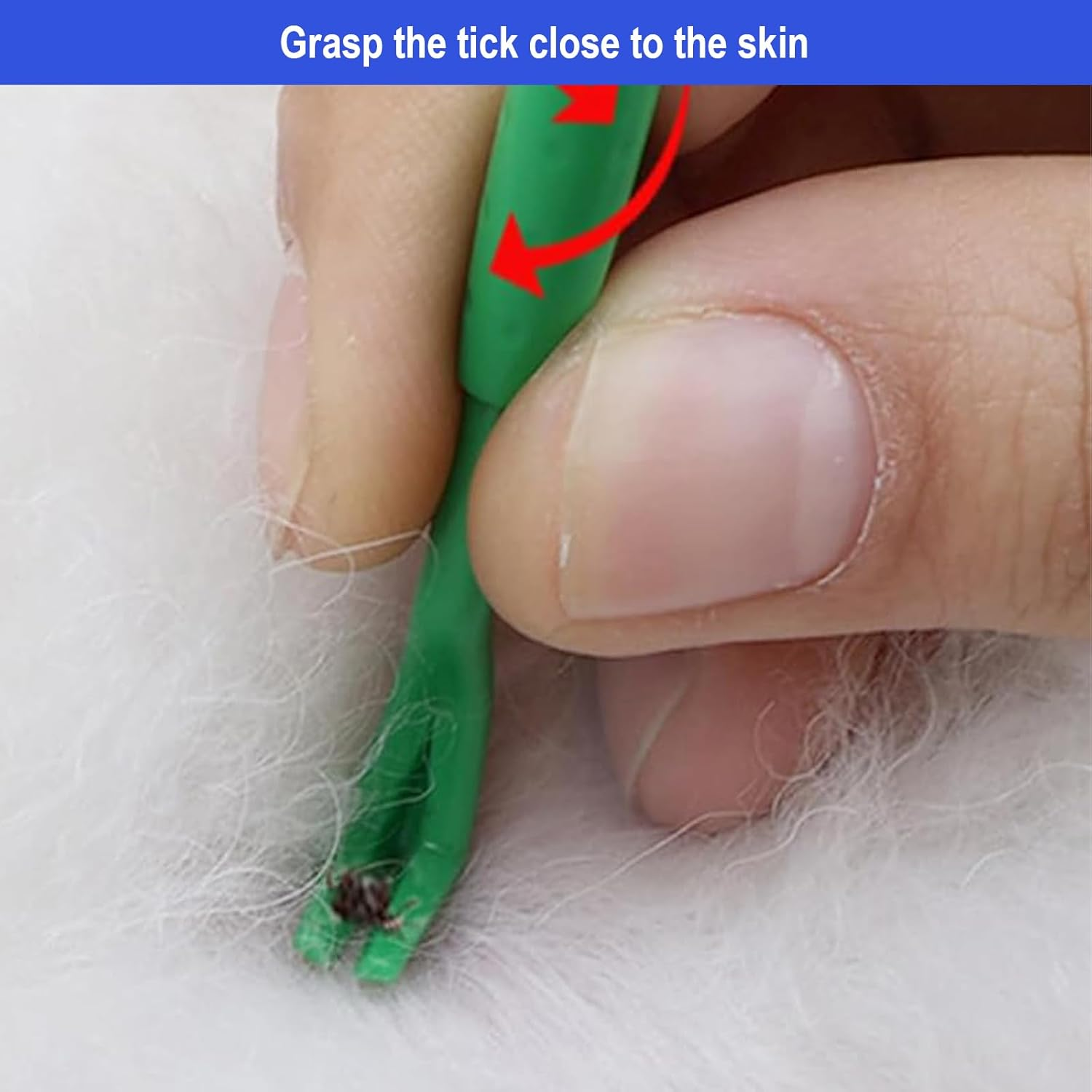 Duoleimi Tick Tweezers Set for Dogs, Cats, Humans, 5 Tick Pliers with Tick Hooks, Metal Pliers and Tick Tweezers, Safe Tick Remover for Children and Pets