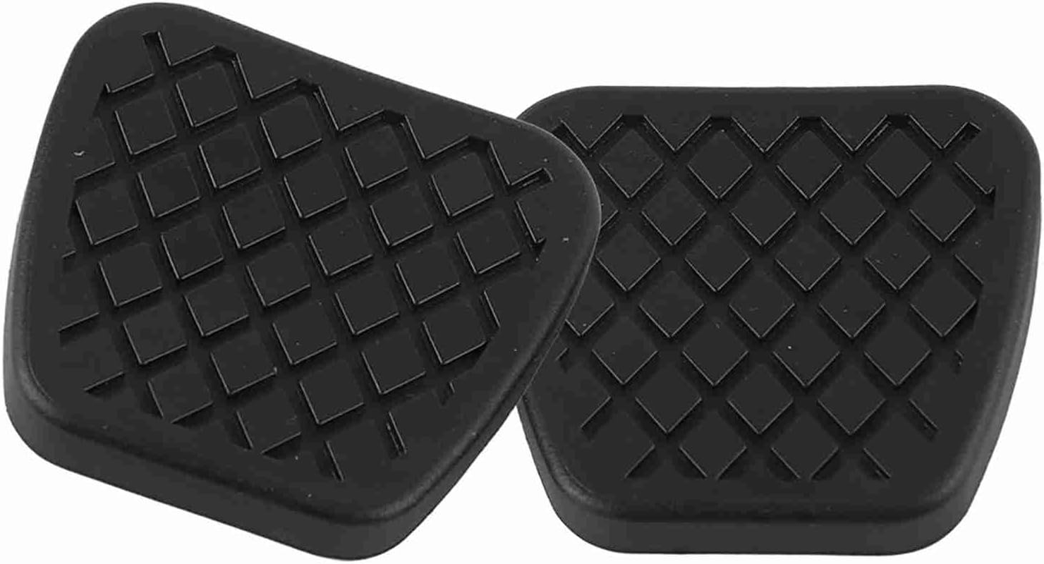 Fafeims Automotive Manual Transmission Brake and Clutch Pedal Rubber Covers for Manual Cars, Compatible with Most Vehicles, Set of 2