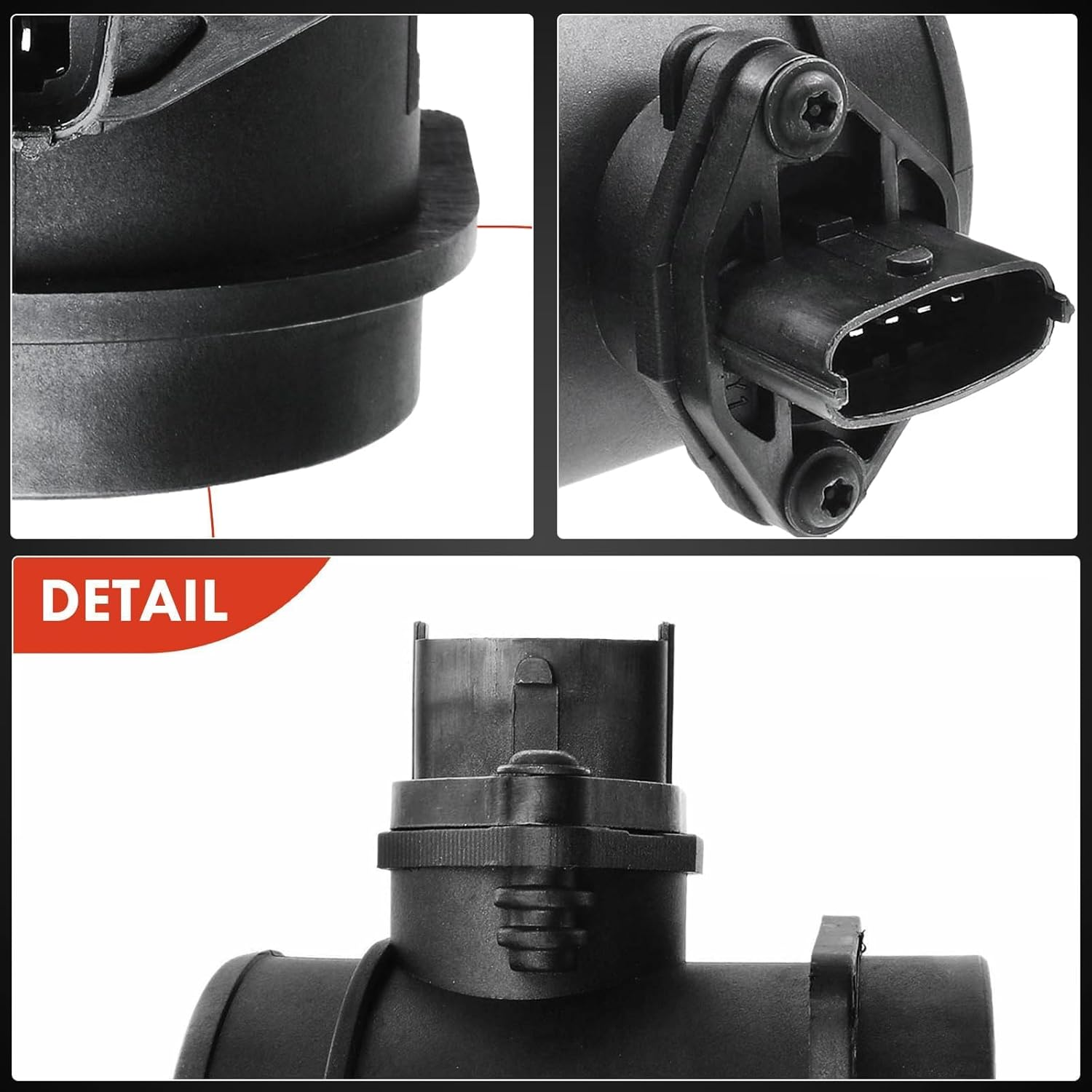 A-Premium Mass Air Flow Sensor Meter [5-Pins] Compatible with Volvo XC90 2003-2005, S60 2004-2009, S80 2002-2006, V70 2004-2007, L5 2.4L 2.5L L6 2.9L, Replace# 74207745, 280218089 image number 2