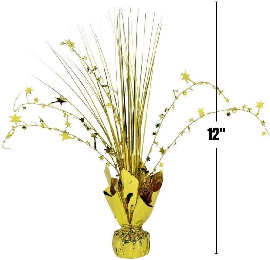 Foil Spray Centrepiece - Gold - Multi, 12" image number 3