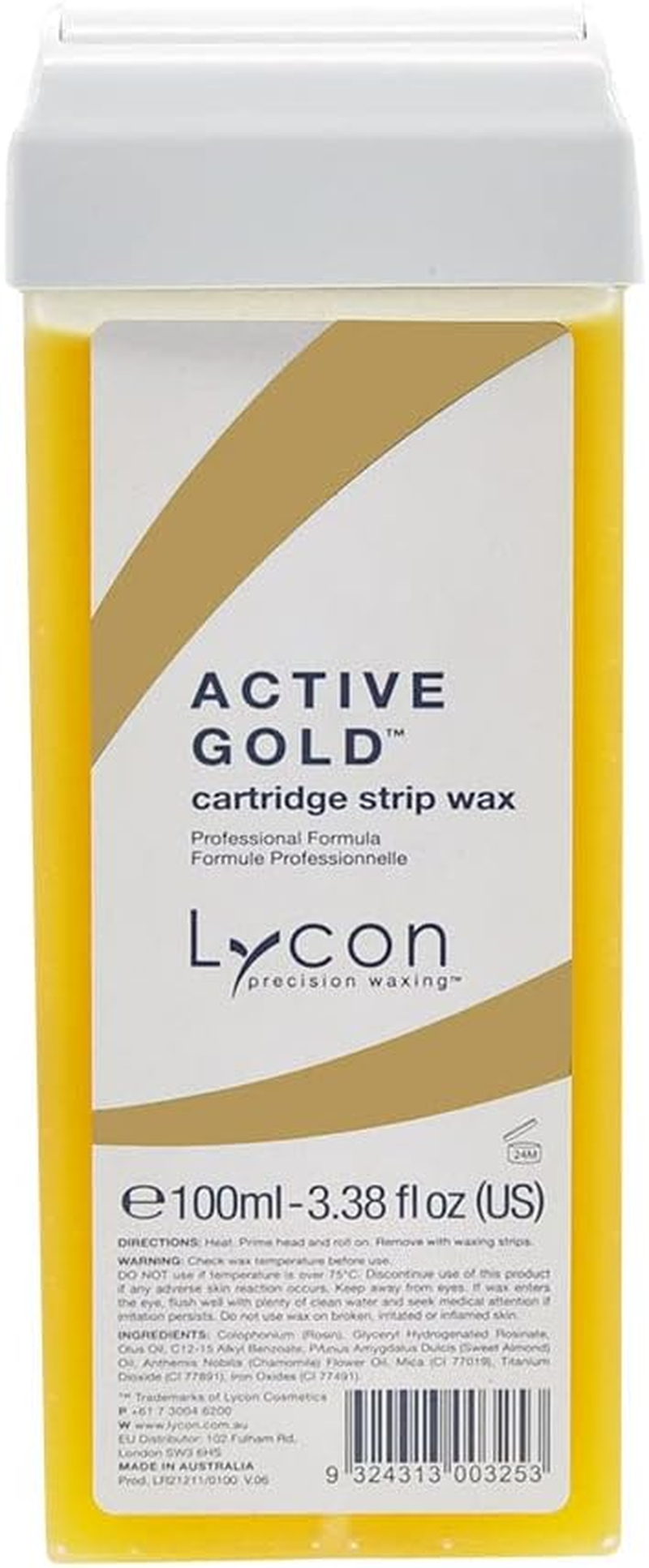 Lycon Active Gold Strip Wax Cartridge 100 Ml, 100 Ml image number 1