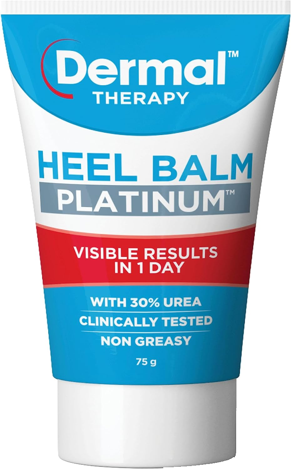 Dermal Therapy Heel Balm Platinum | Clinically Tested to Hydrate Dry, Cracked Heels and Feet with Visible Results in Just One Day |75G image number 2
