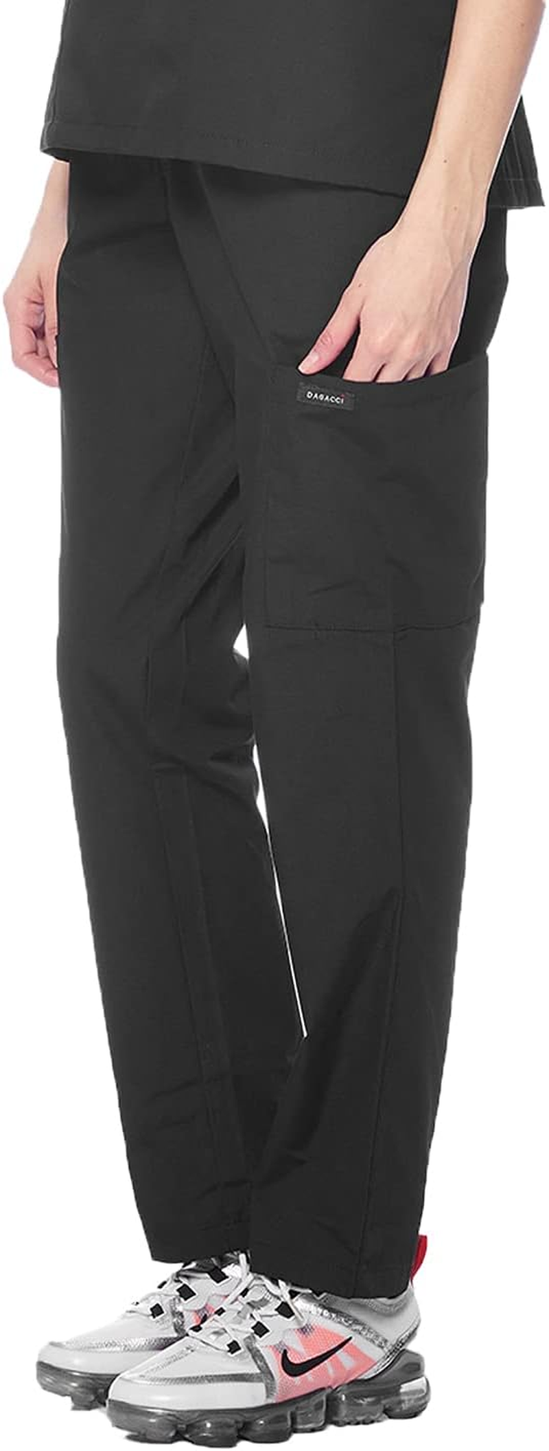 Dagacci Scrubs Medical Uniform Women and Men Unisex Scrubs Pants Medical Scrubs Pants image number 5